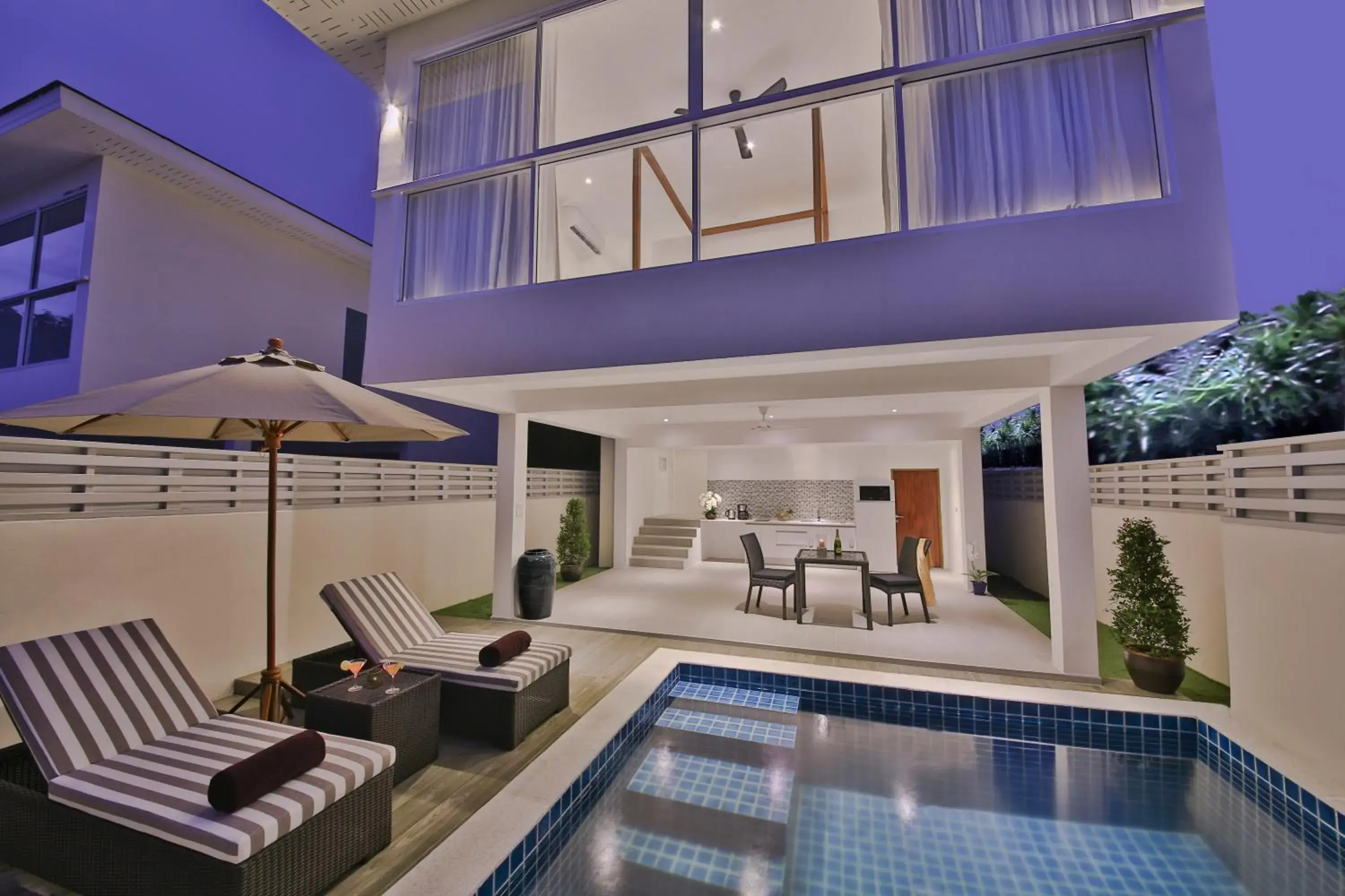 Balcony/Terrace, Swimming Pool in Samui Blue Orchid - Adult Only