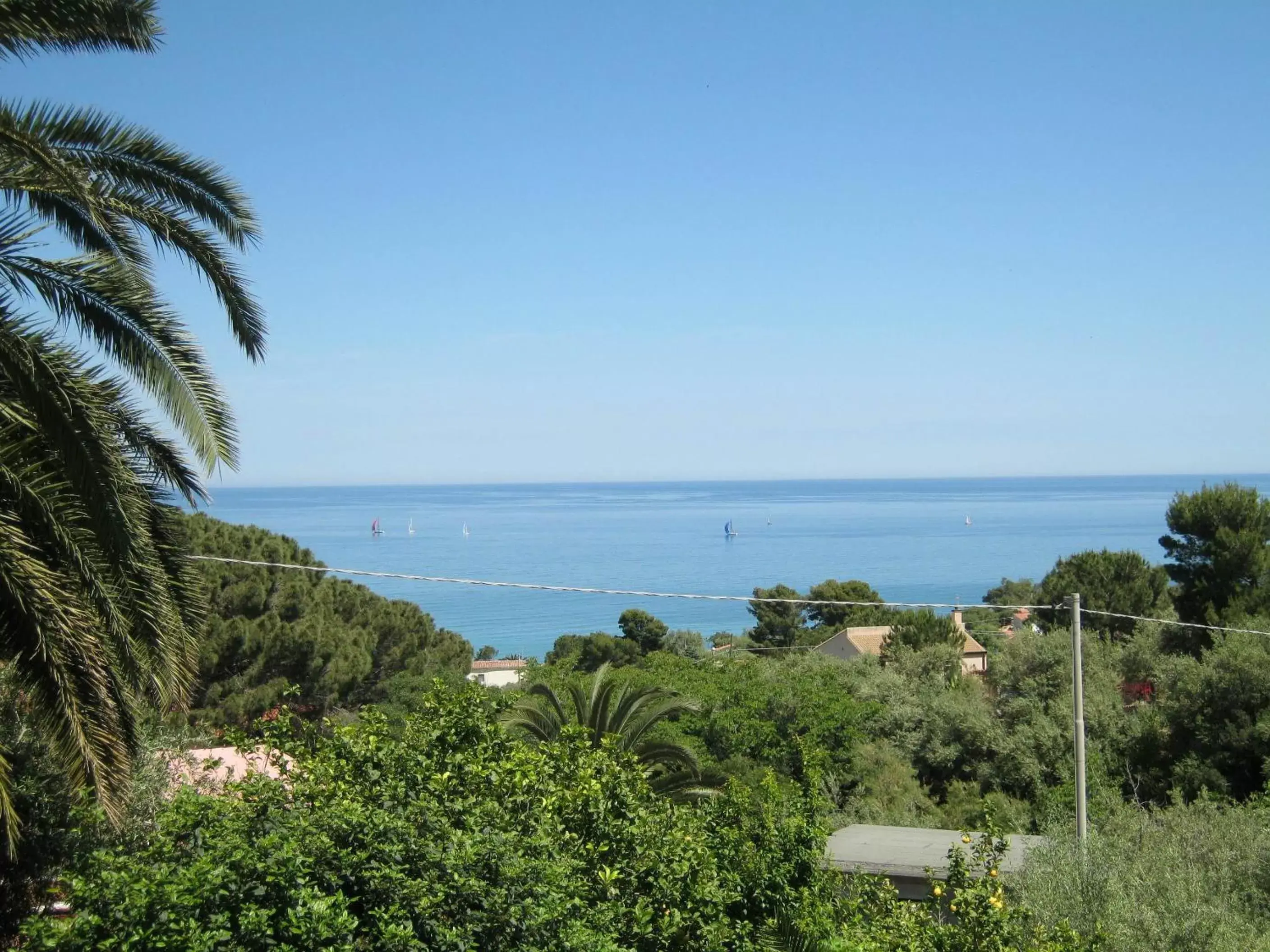 Sea View in Stanza in Villa con giardino vista mare