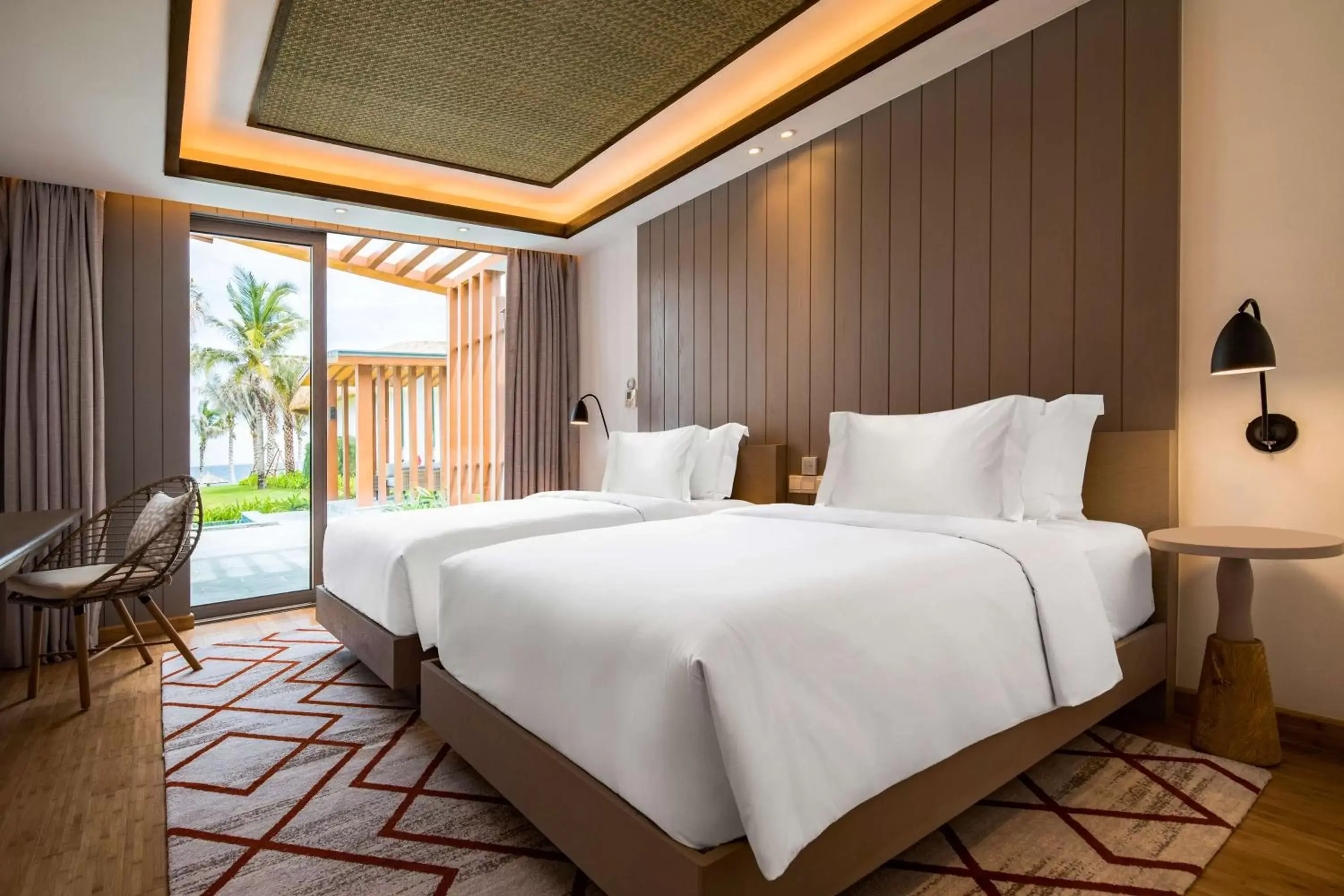 Bed in Radisson Blu Resort Cam Ranh