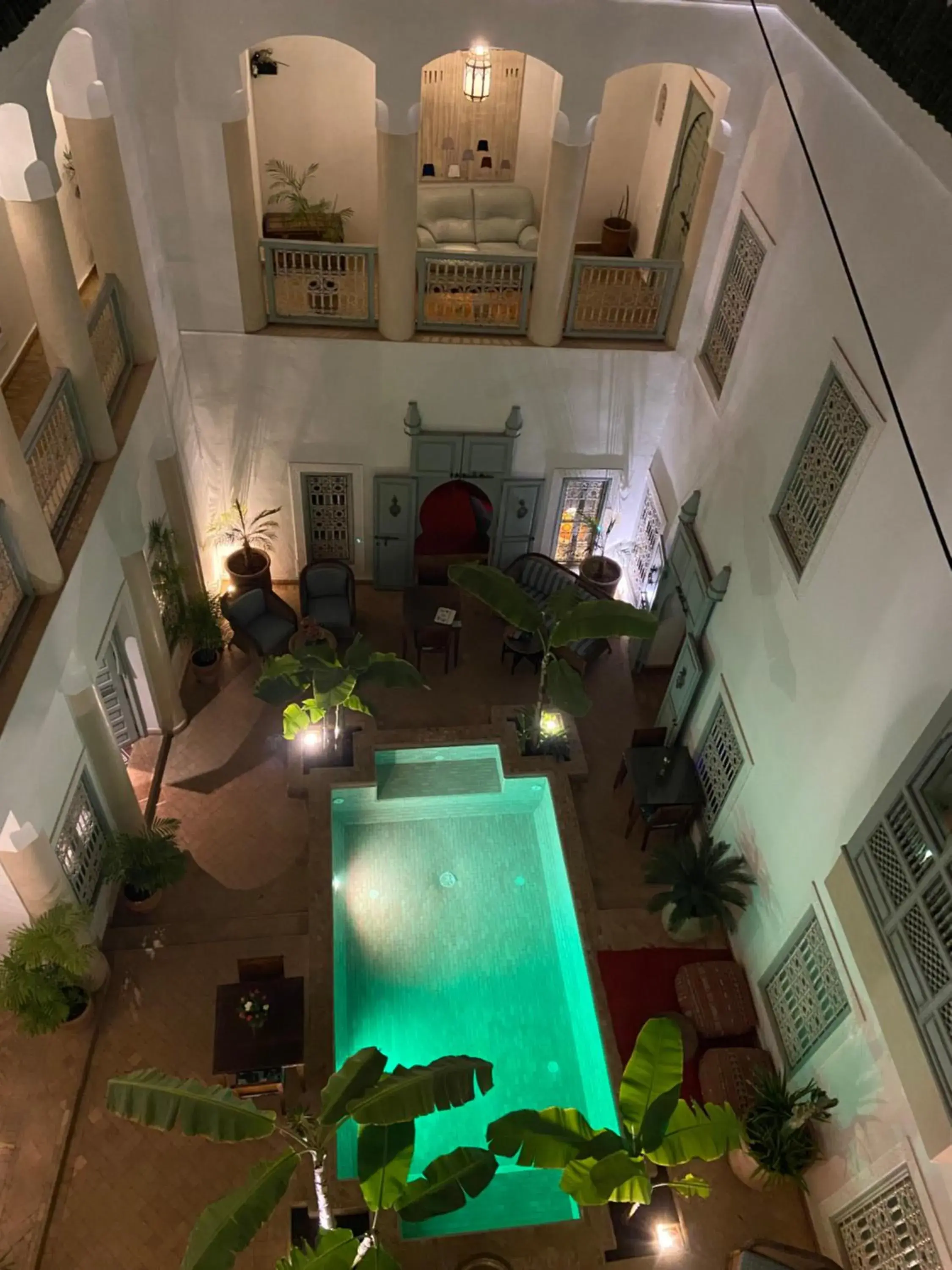 Pool View in Riad Les Hibiscus