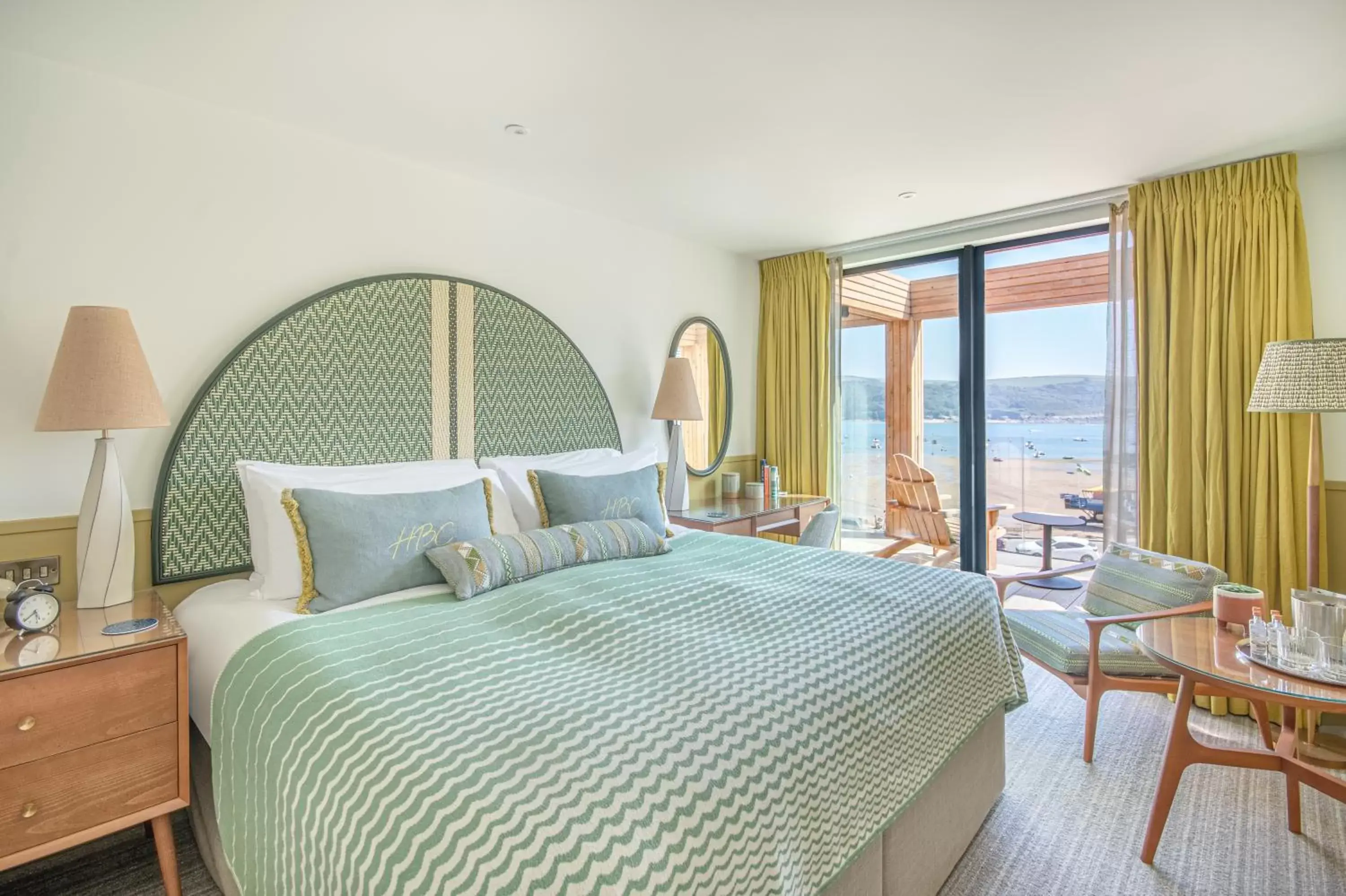 Bedroom, Bed in Harbour Beach Club, Hotel & Spa