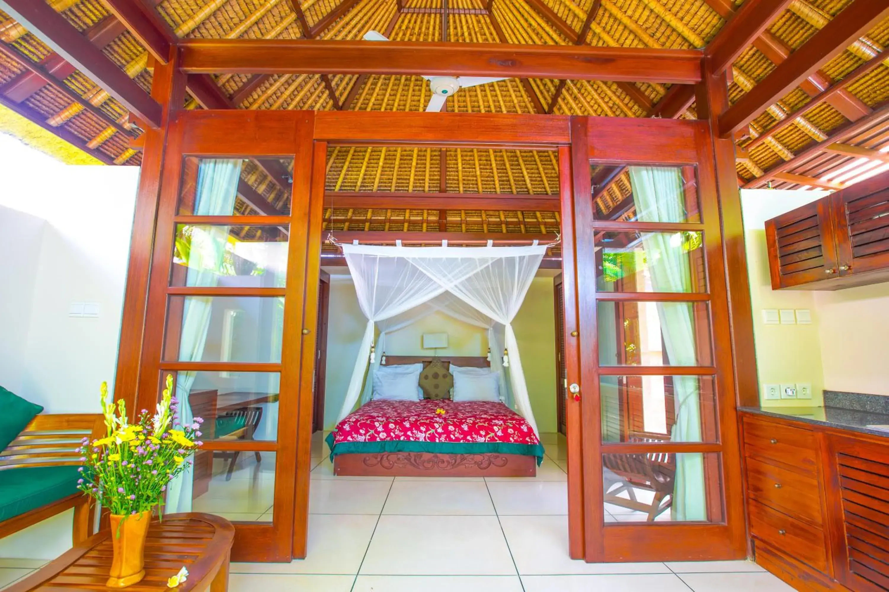 Bed in Bali Harmony Villa