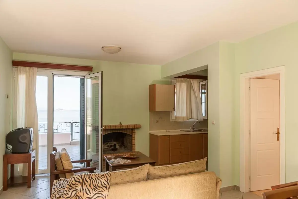 Living room in Epidavros Seascape Living room in Epidavros Seascape