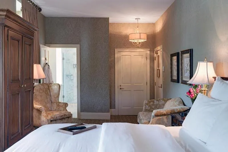 Photo of the whole room, Bed in Nicollet Island Inn