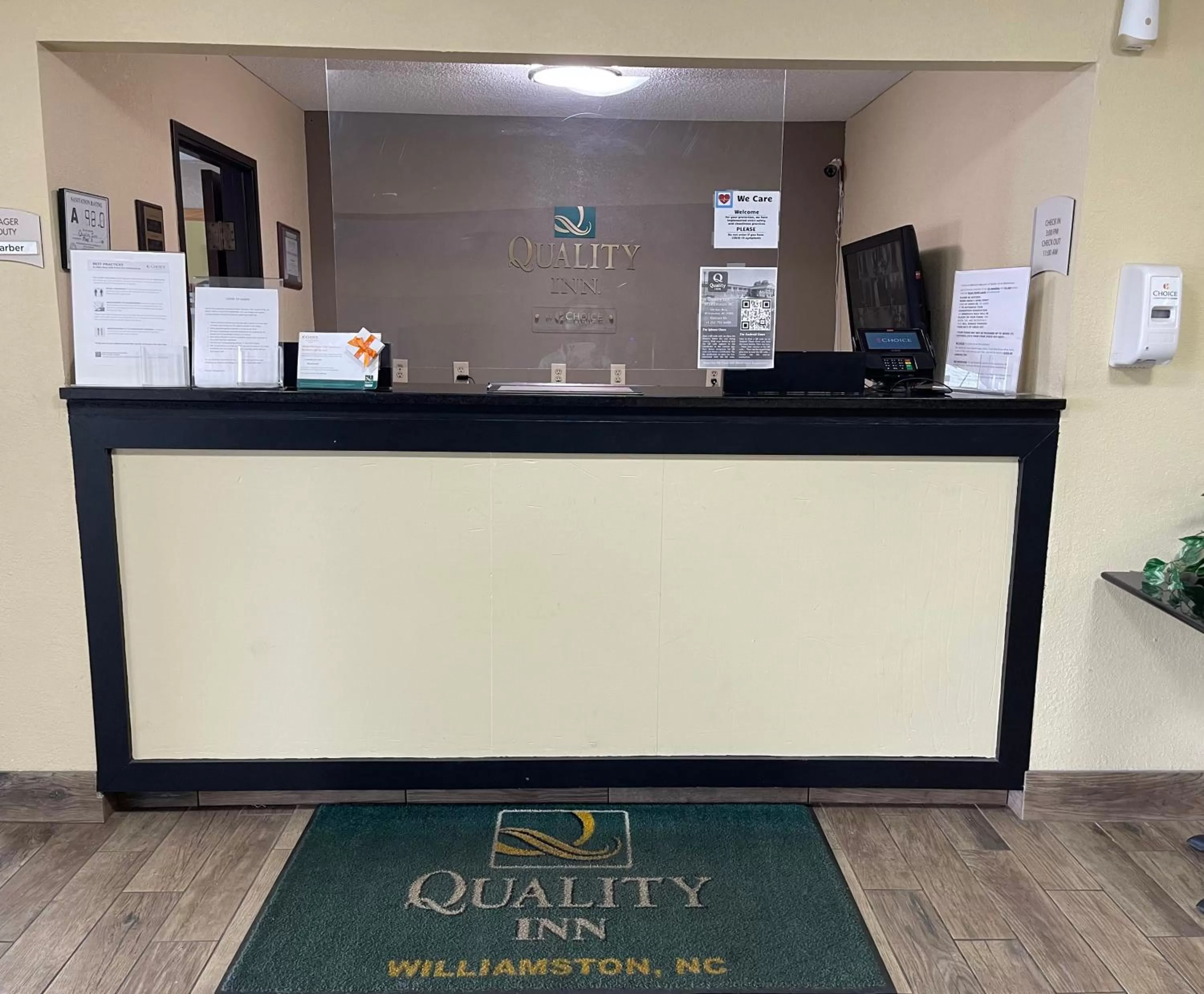 Lobby or reception in Quality Inn Williamston