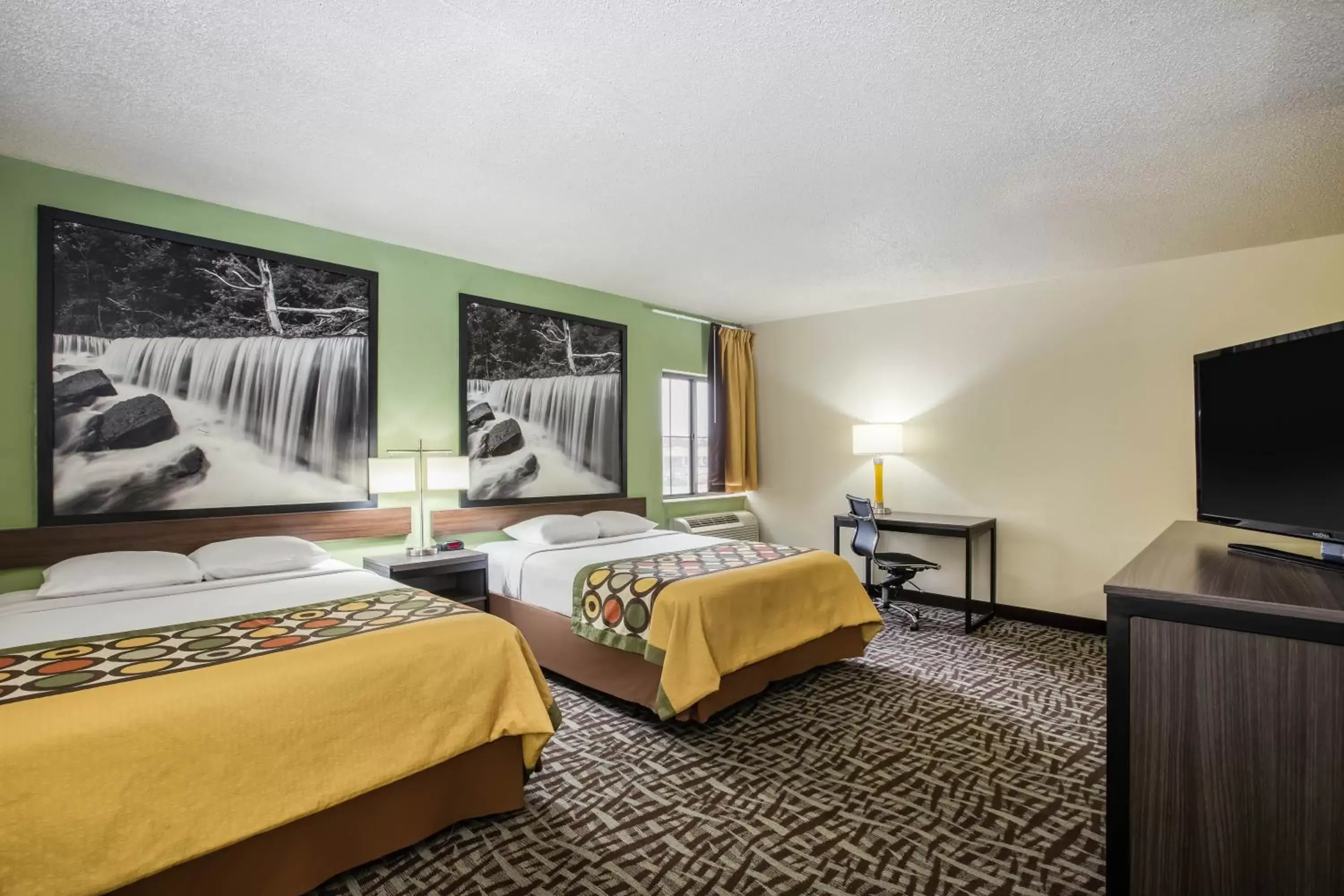 Bed in Super 8 by Wyndham Wichita East