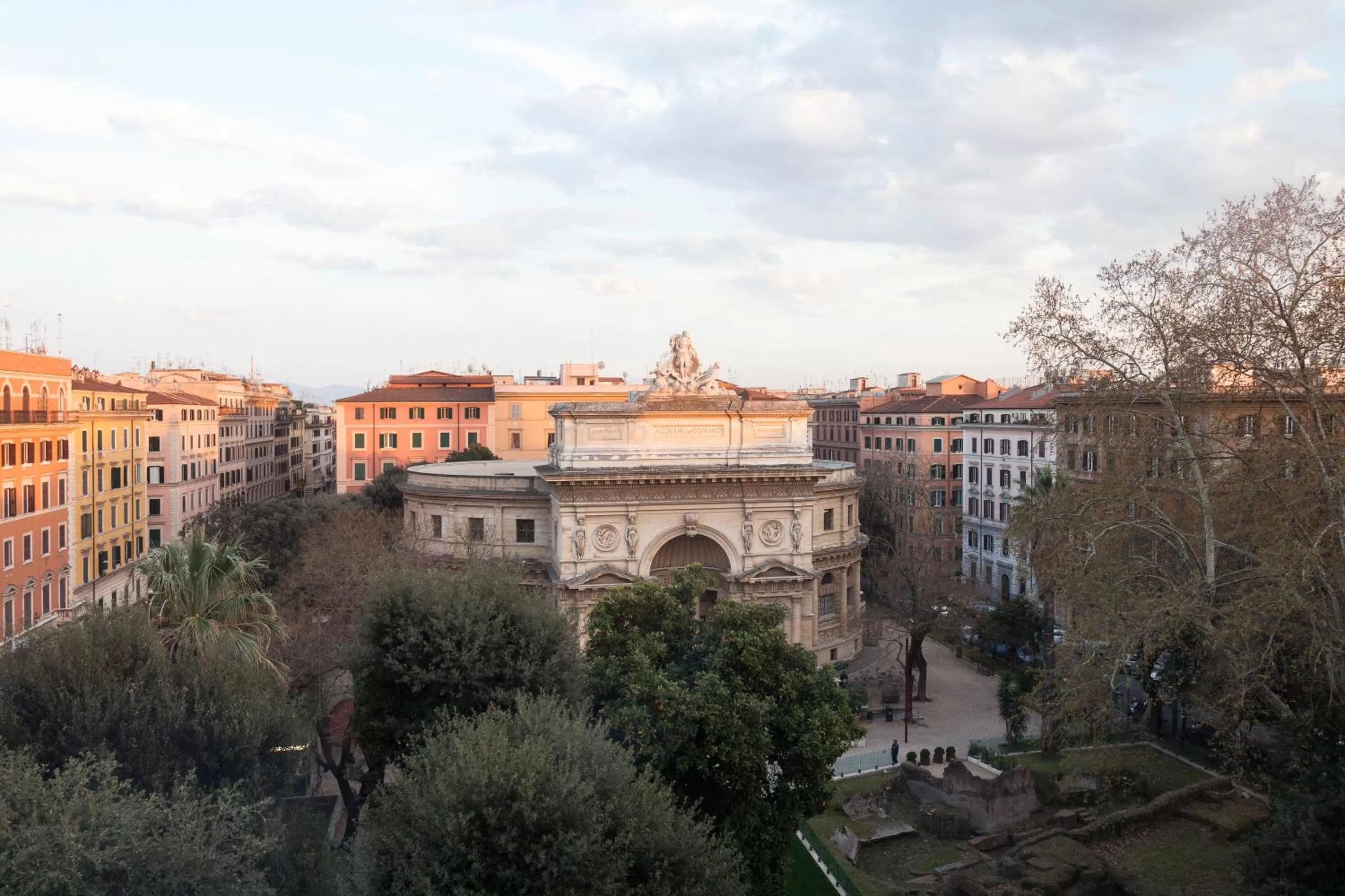 Garden view in Hotel Kennedy