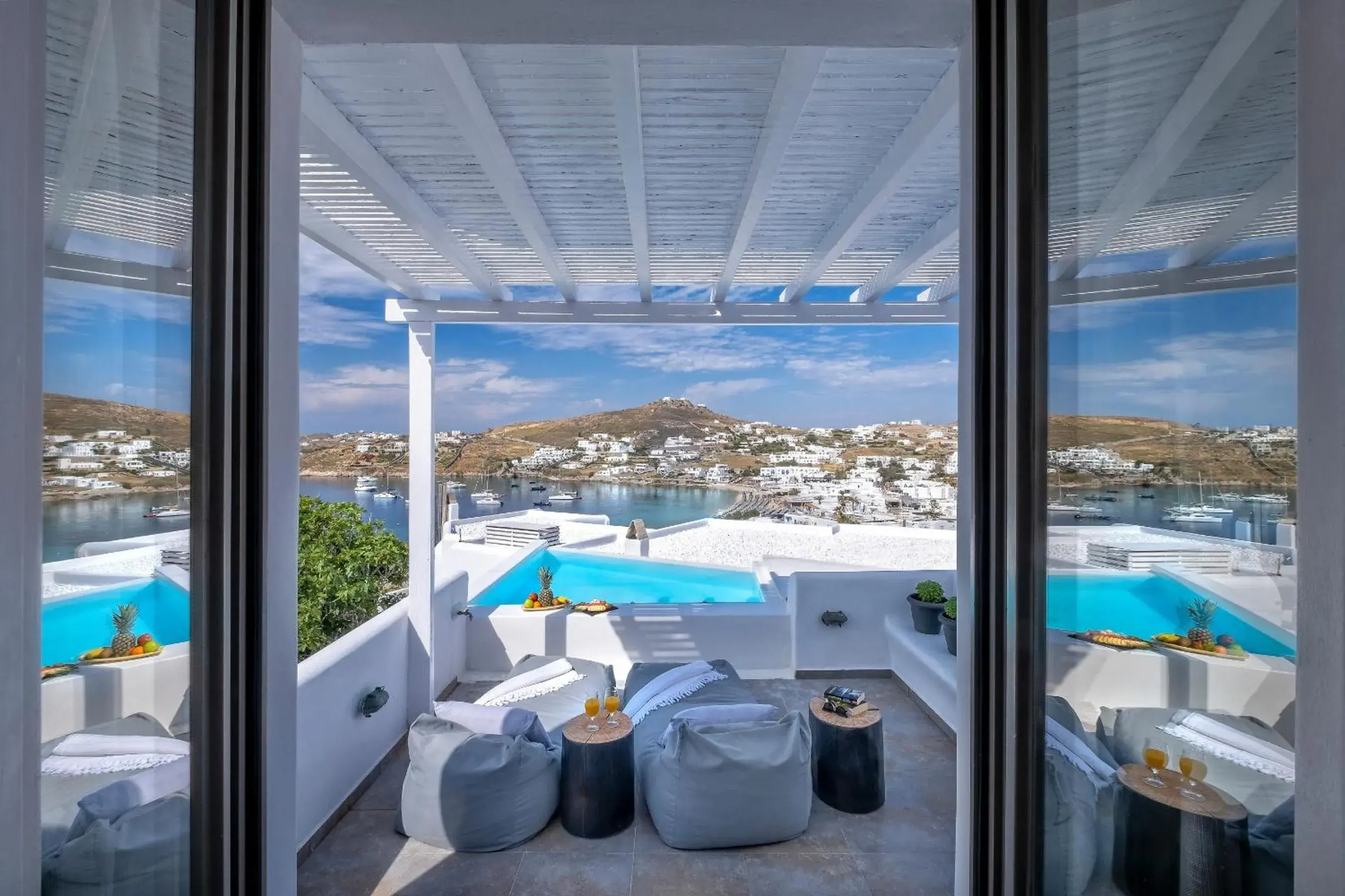 Pool View in Deliades Mykonos