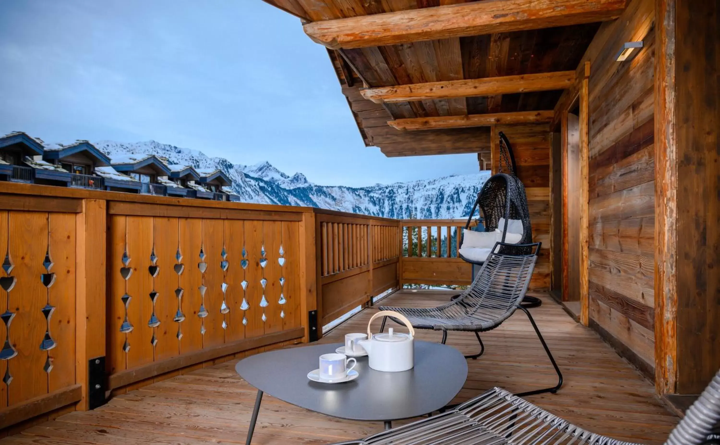 Balcony/Terrace in Six Senses Residences & Spa Courchevel