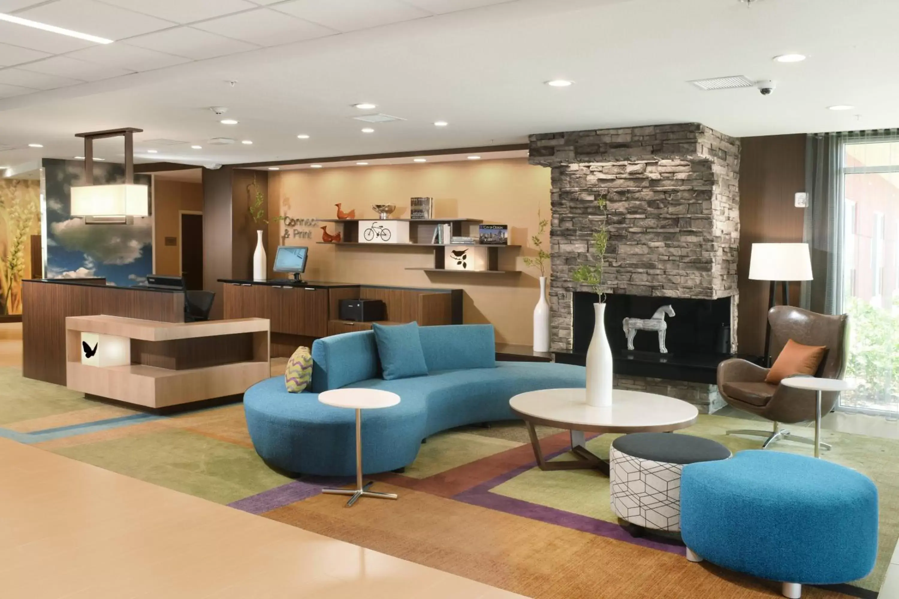 Lobby or reception, Lobby/Reception in Fairfield Inn & Suites by Marriott Fort Worth South/Burleson