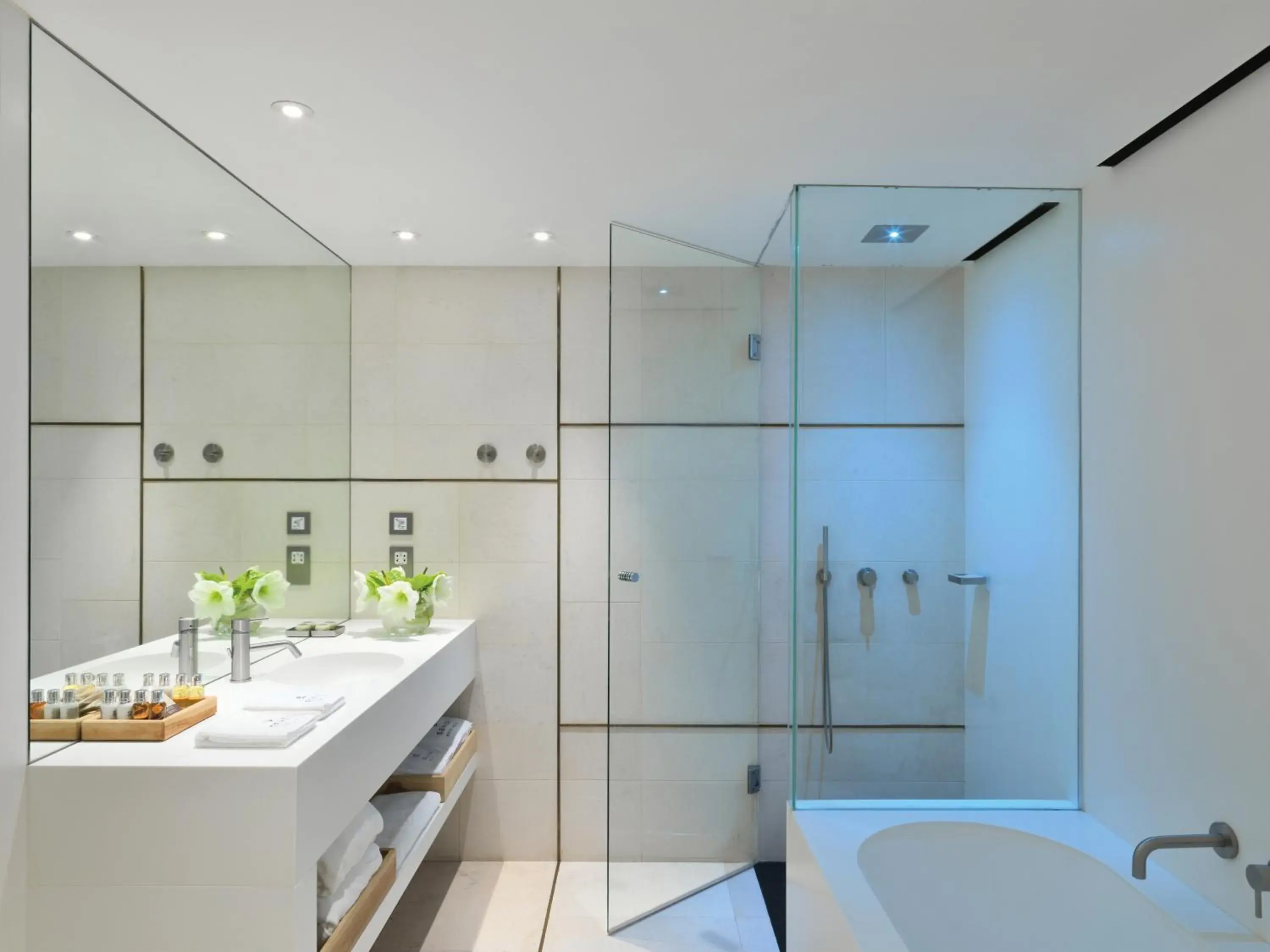 Bathroom in Sense Hotel Sofia, a Member of Design Hotels