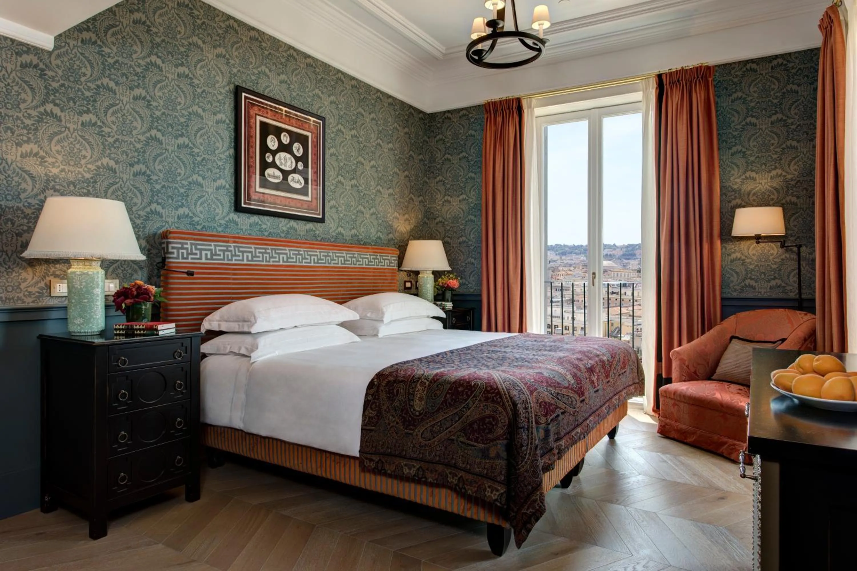 Bedroom, Bed in Rocco Forte Hotel De La Ville