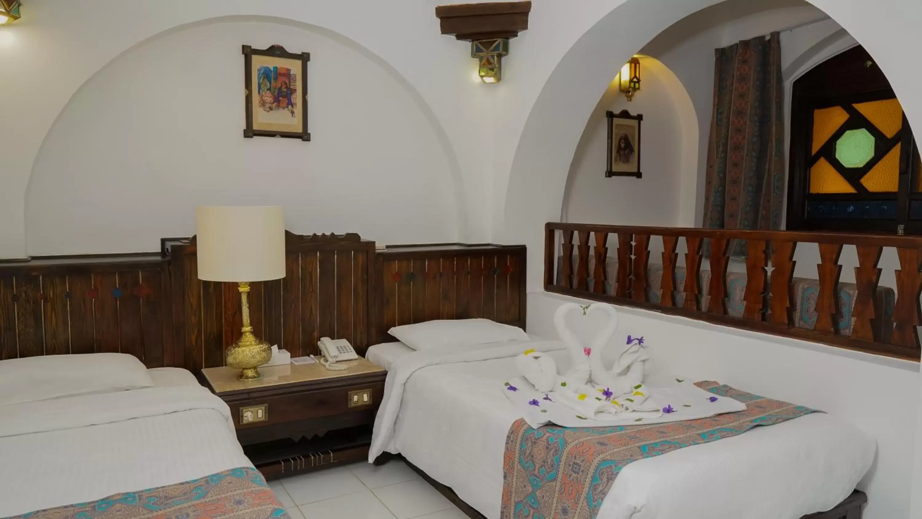 Bed in Arabella Azur Resort