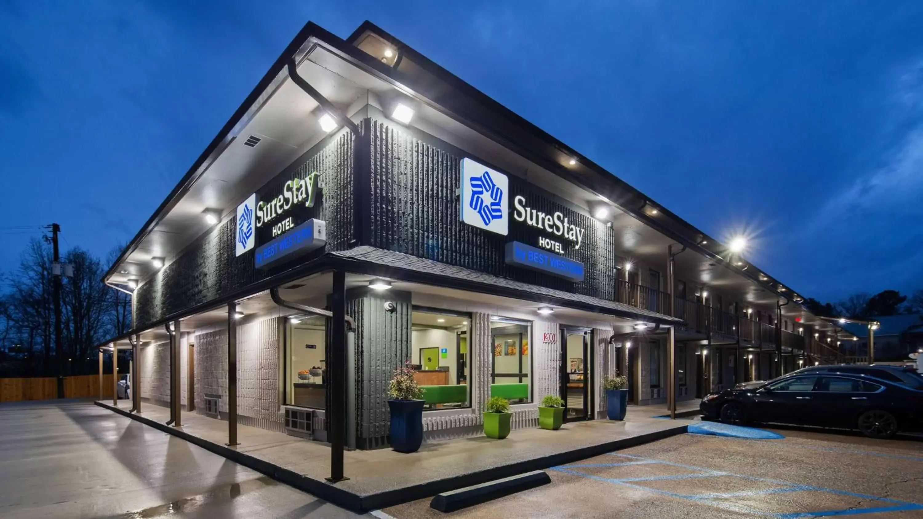 Property building in SureStay Hotel by Best Western Jasper