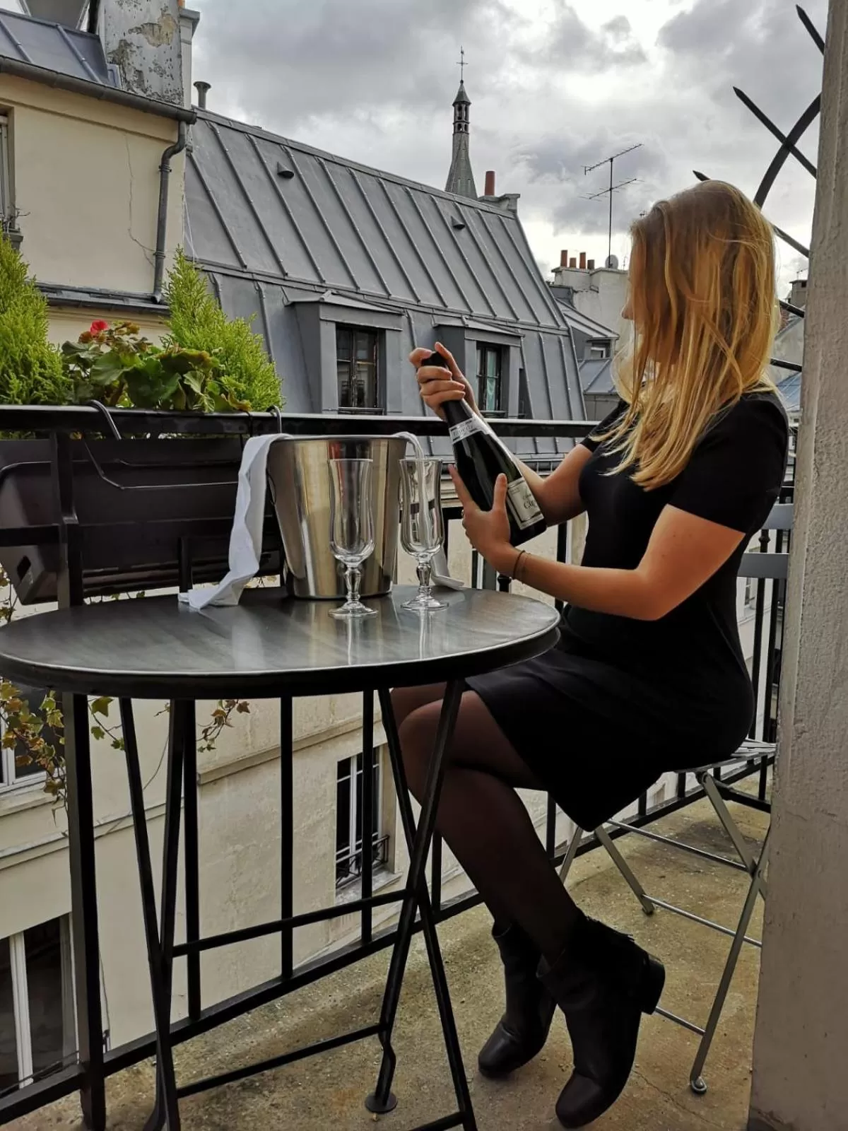 Balcony/Terrace in Europe Saint Severin-Paris Notre Dame