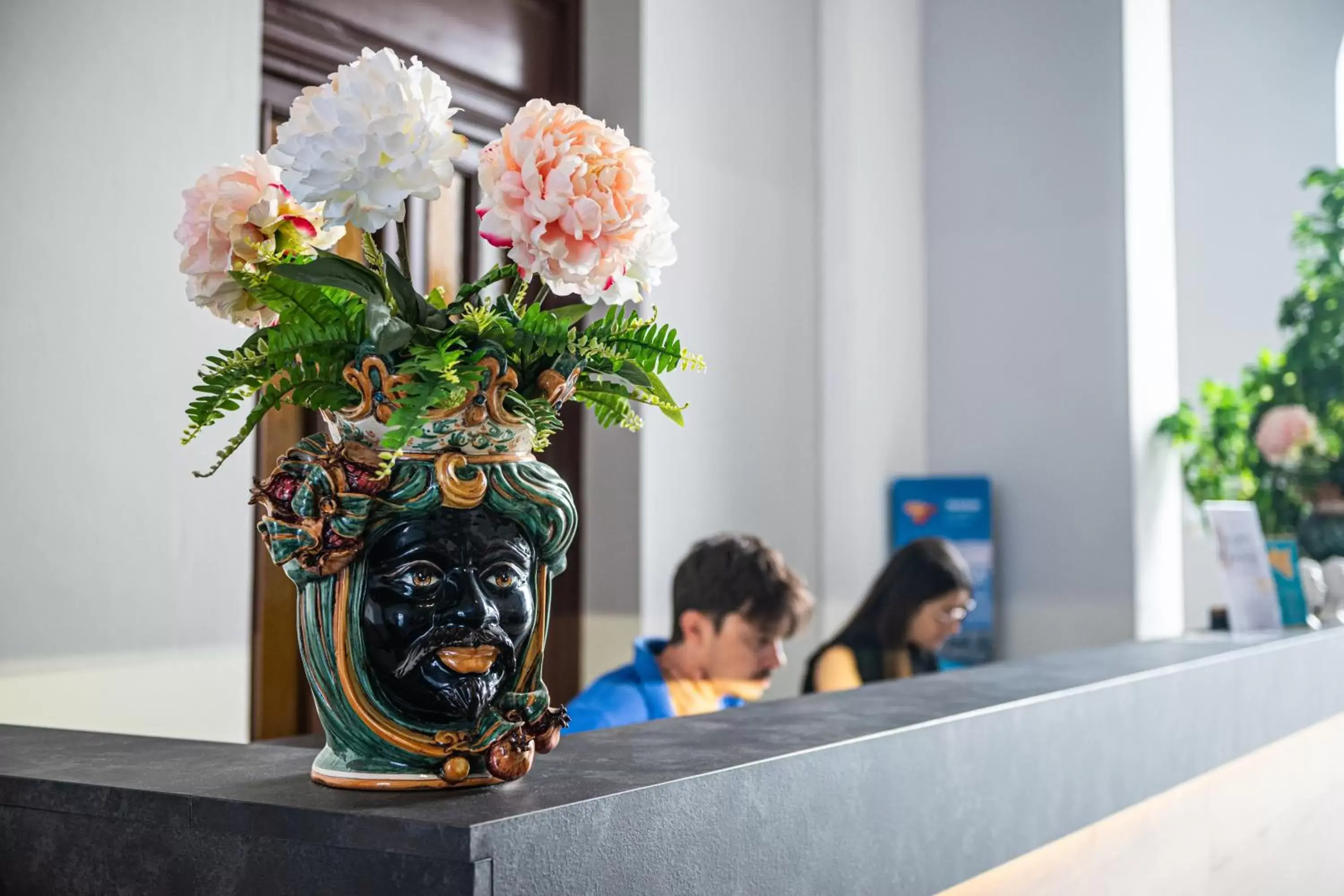 Lobby or reception in Historico Loft & Rooms Palazzo Adragna XIX Lobby or reception in Historico Loft & Rooms Palazzo Adragna XIX