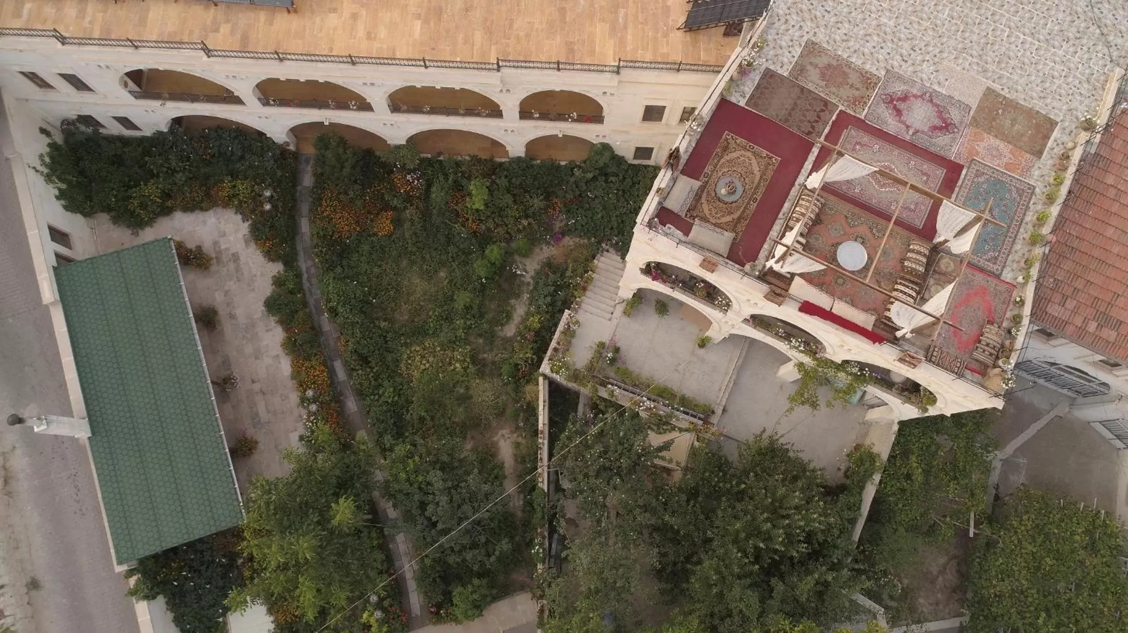 Patio in Lucky Cave Hotel Cappadocia