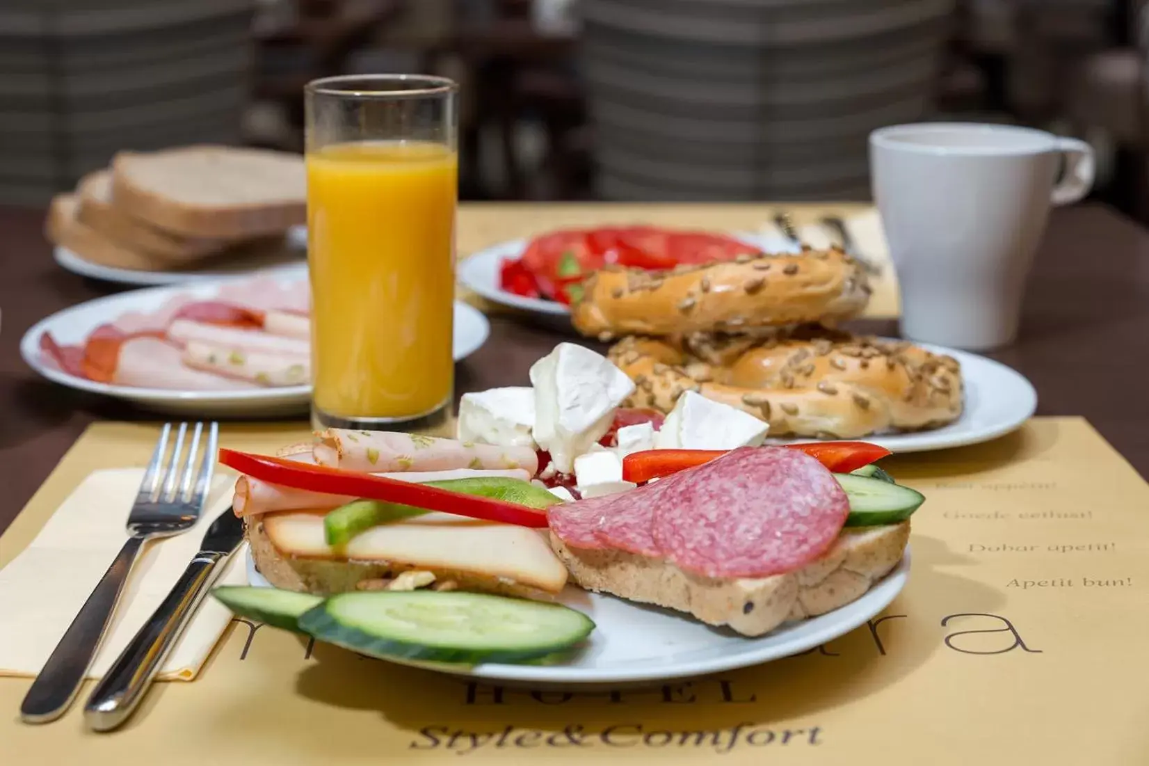 Buffet breakfast in Marmara Hotel Budapest