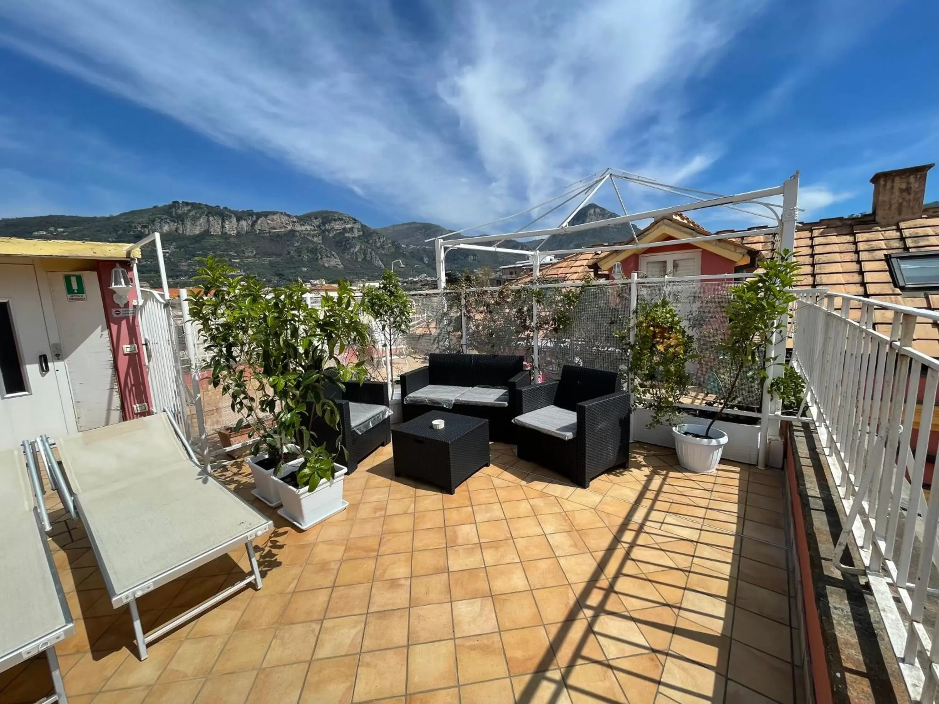 Balcony/Terrace in The Secret Garden Relais