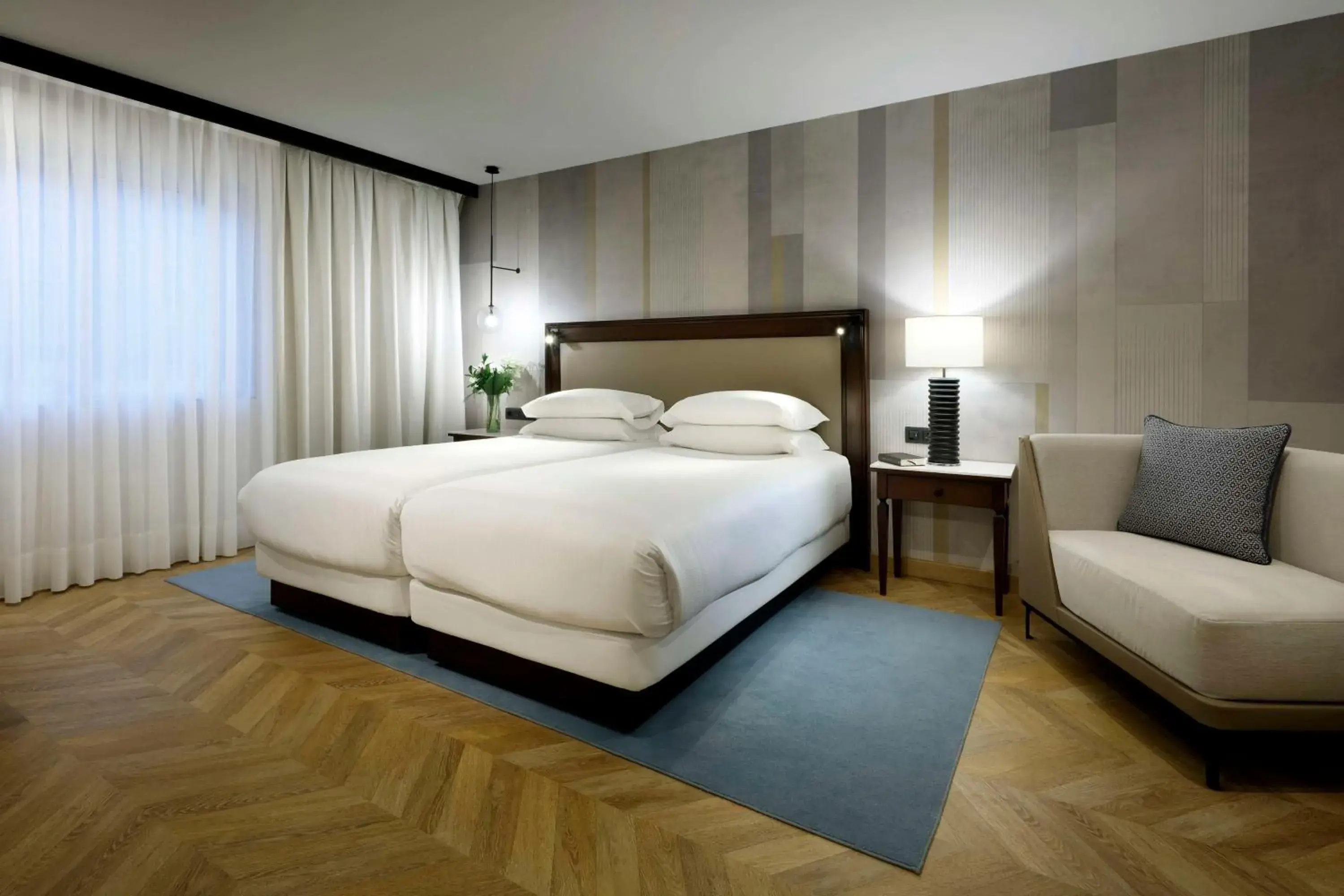 Bedroom, Bed in Hyatt Regency Hesperia Madrid
