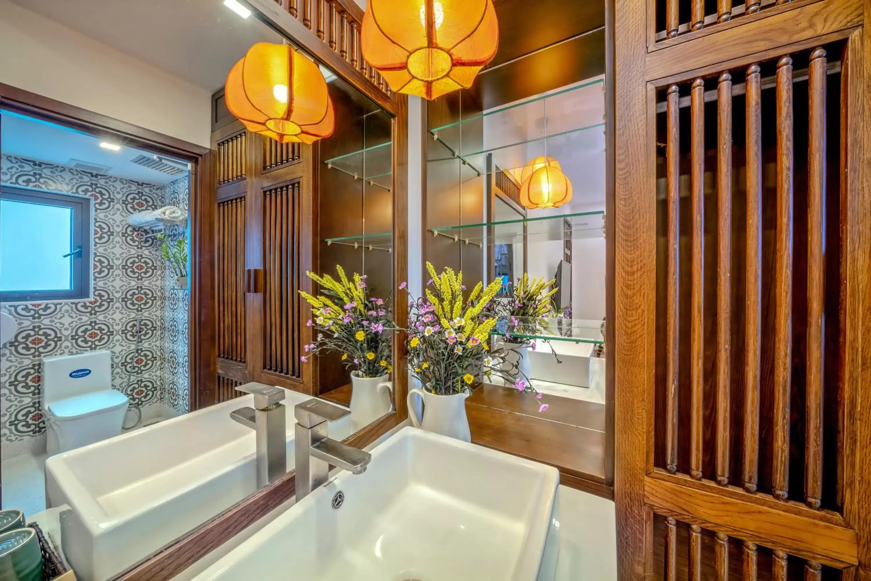 Bathroom in Son Trang Hotel Hoi An