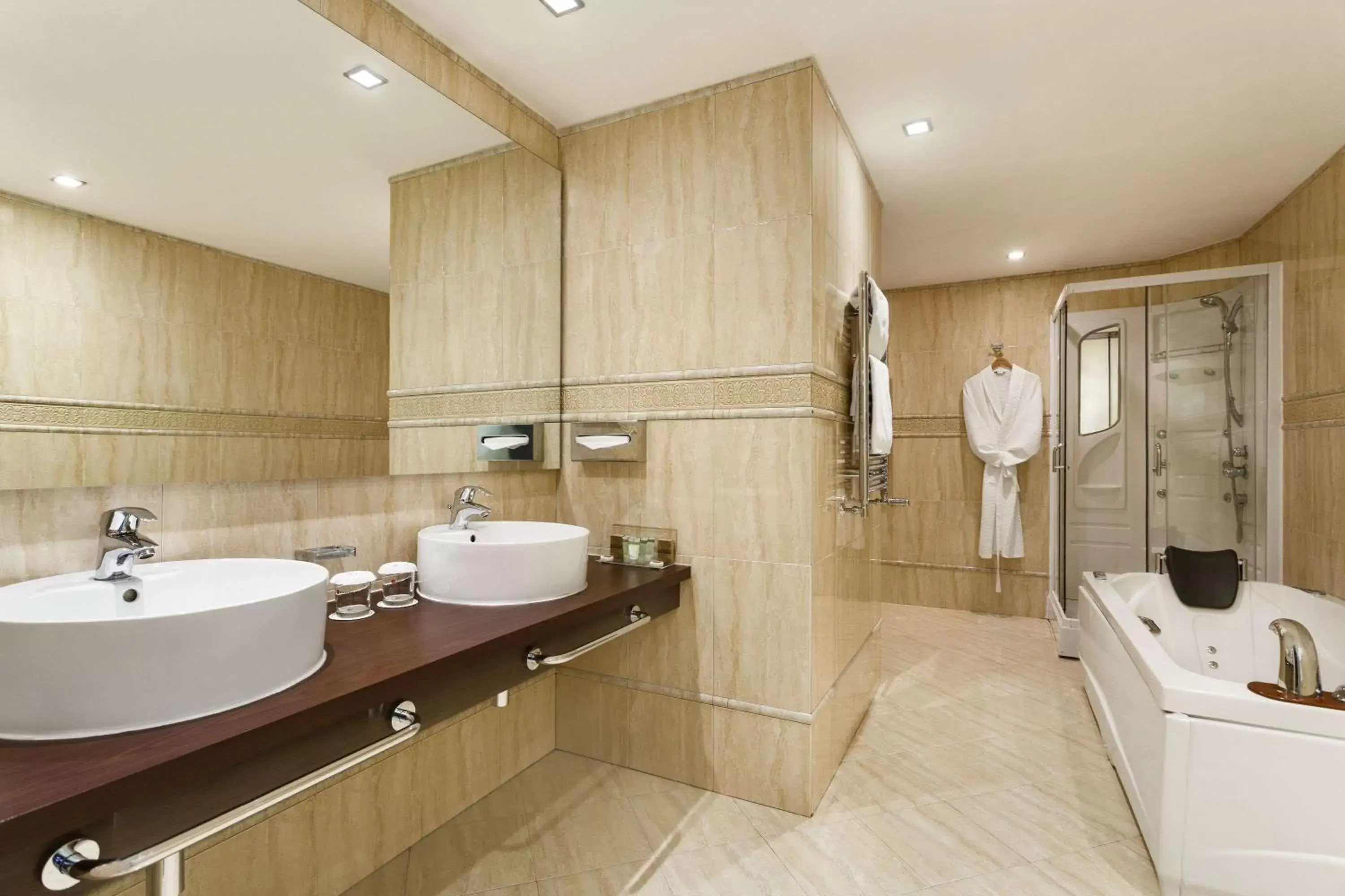 Photo of the whole room, Bathroom in Ramada Sibiu Hotel