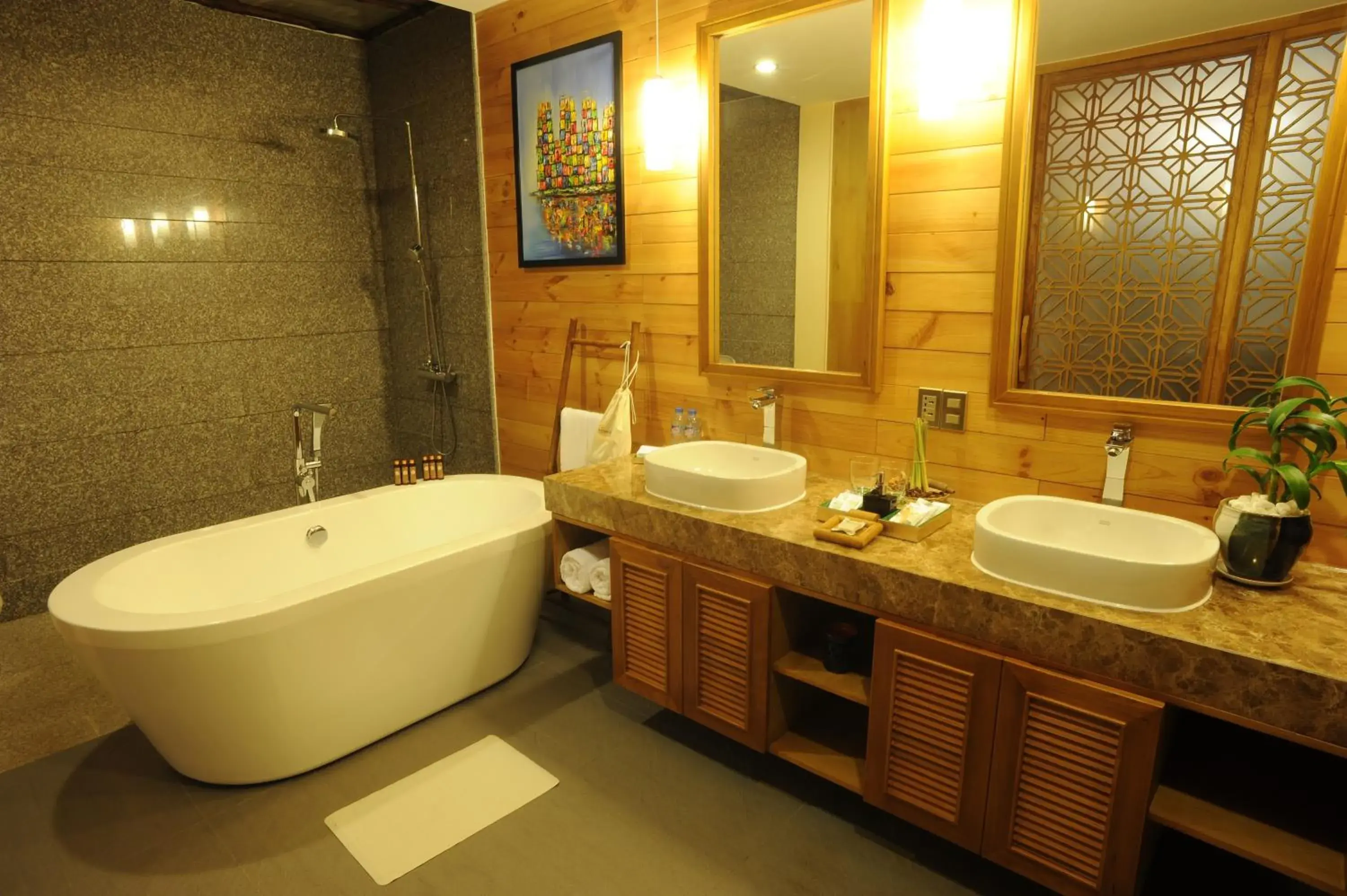 Bathroom in Aroma Beach Resort and Spa