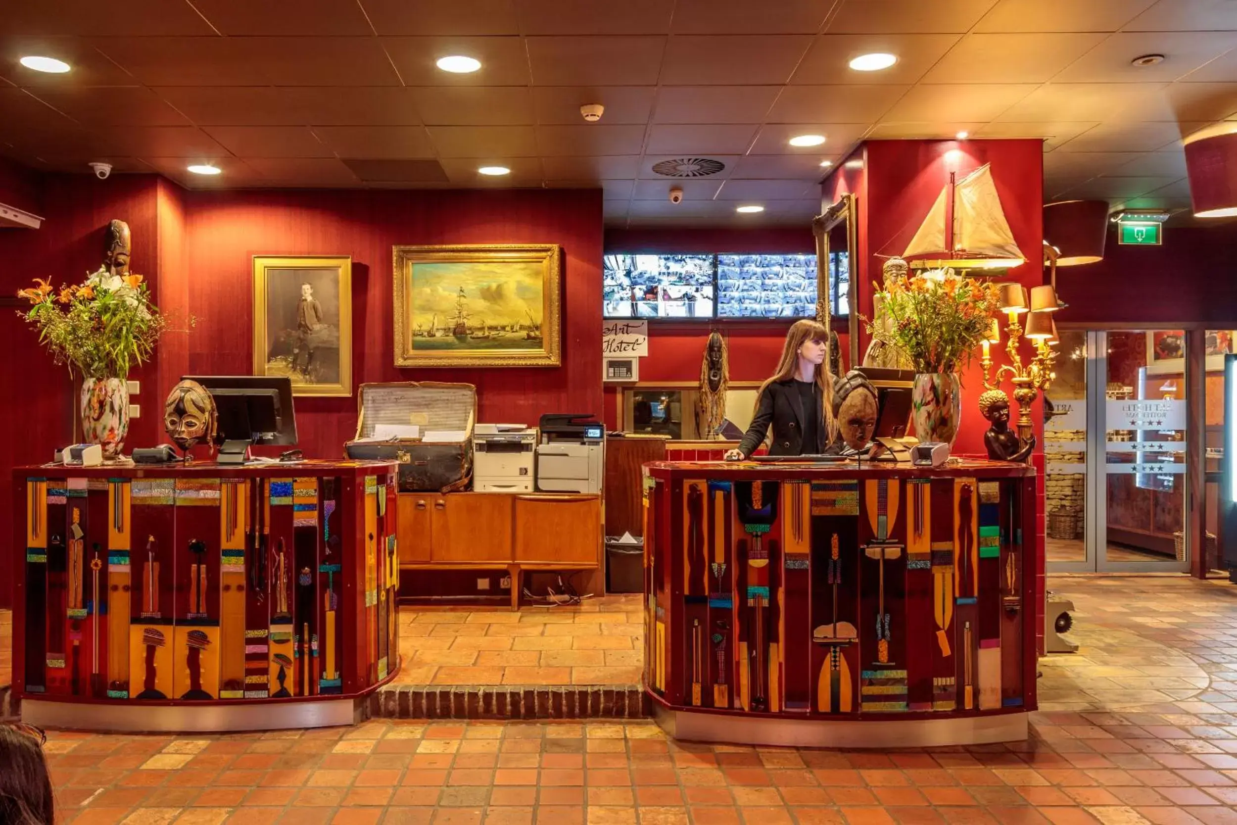 Lobby or reception in ART Hotel Rotterdam