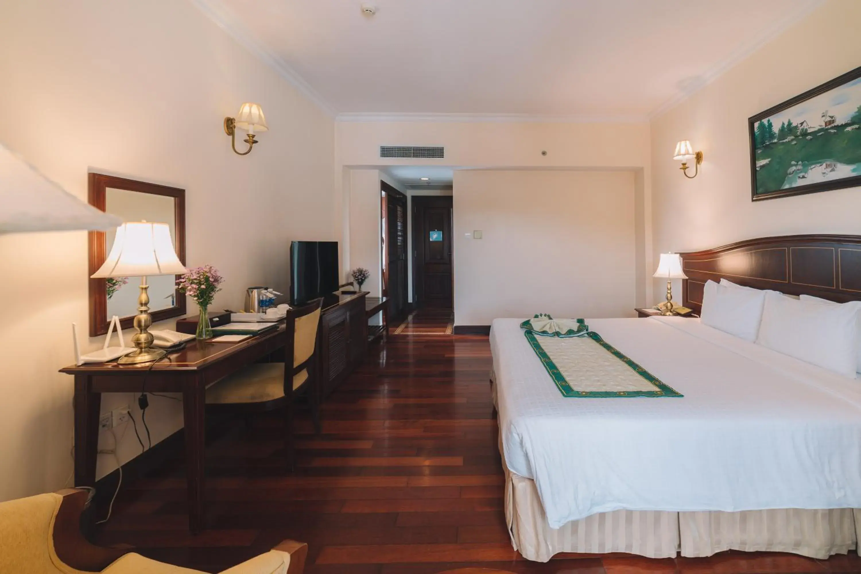 Bed in Saigon Dalat Hotel