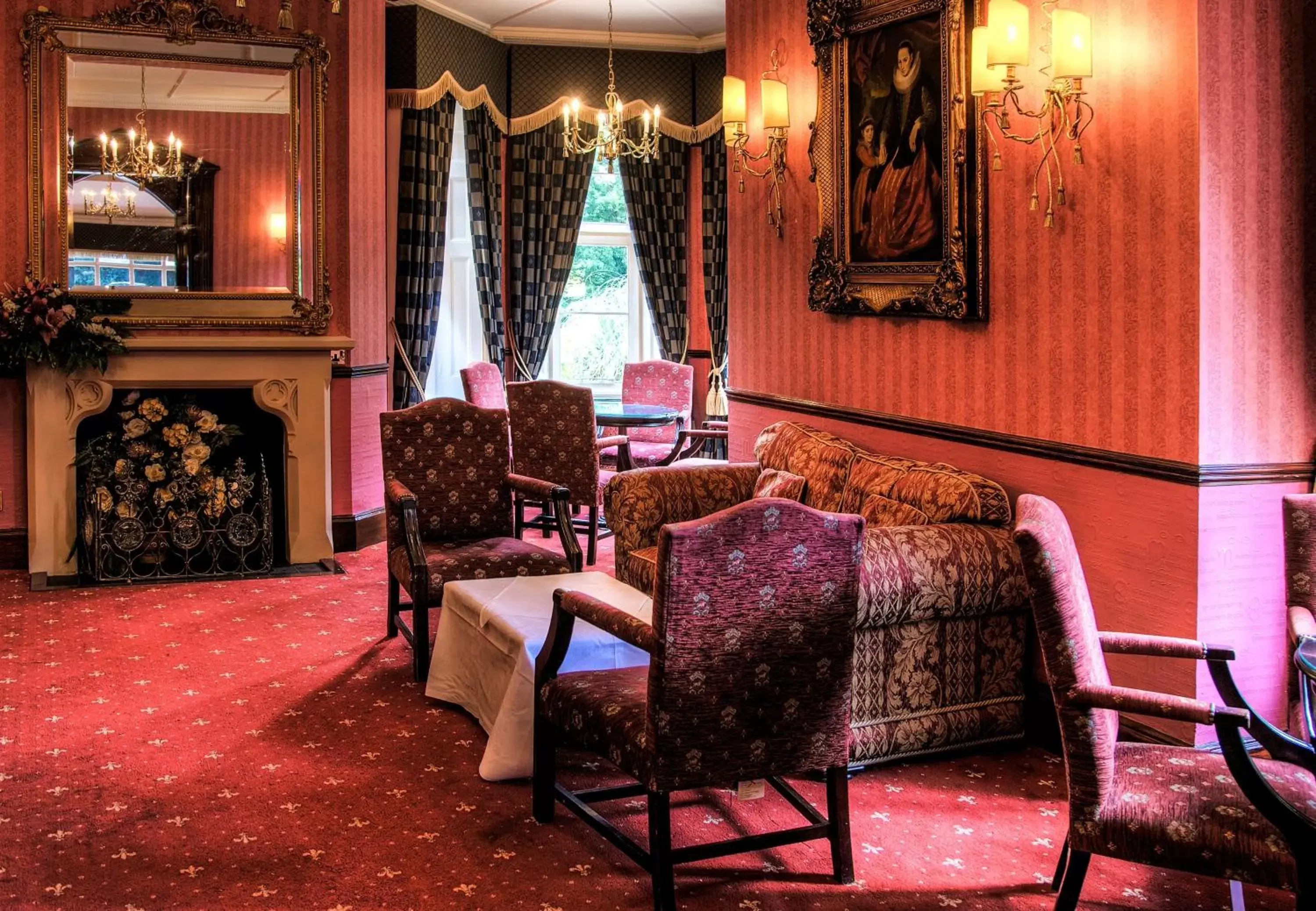 Communal lounge/ TV room, Lobby/Reception in Best Western Abbots Barton Hotel