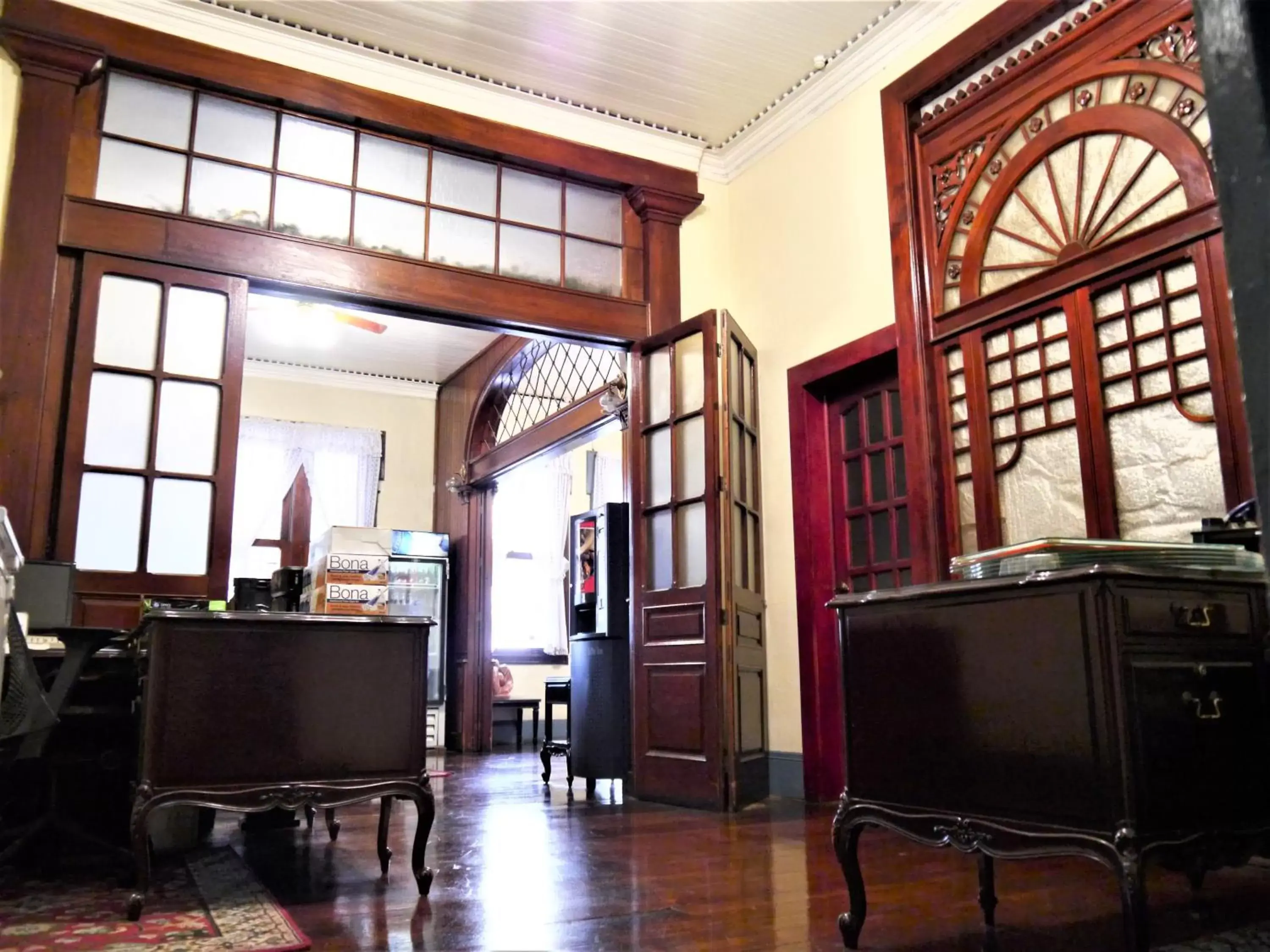 Lobby or reception in Hotel Santo Tomas / Historical Property