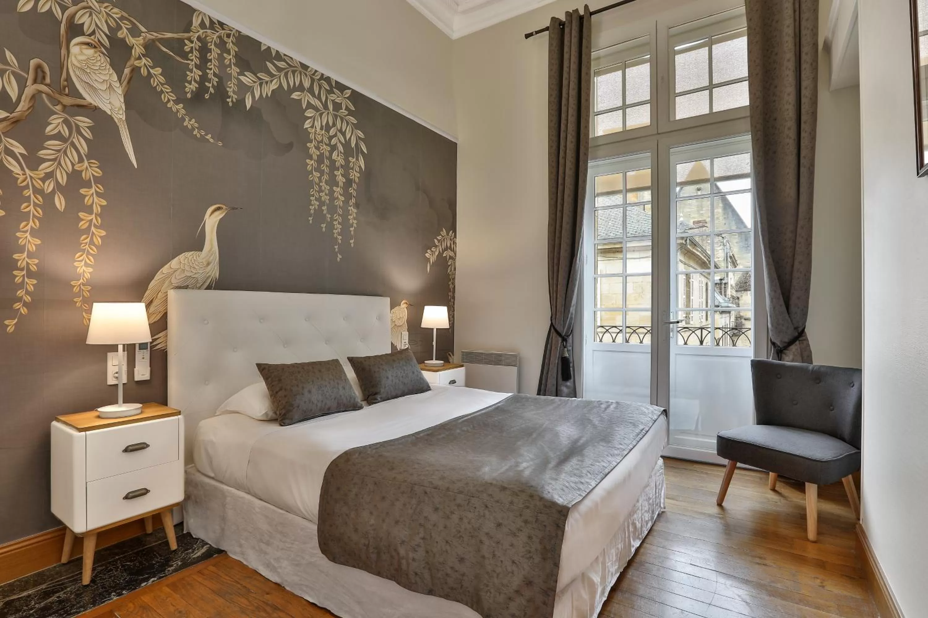 Bed in La Villa des Consuls - Gîte de tourisme de charme