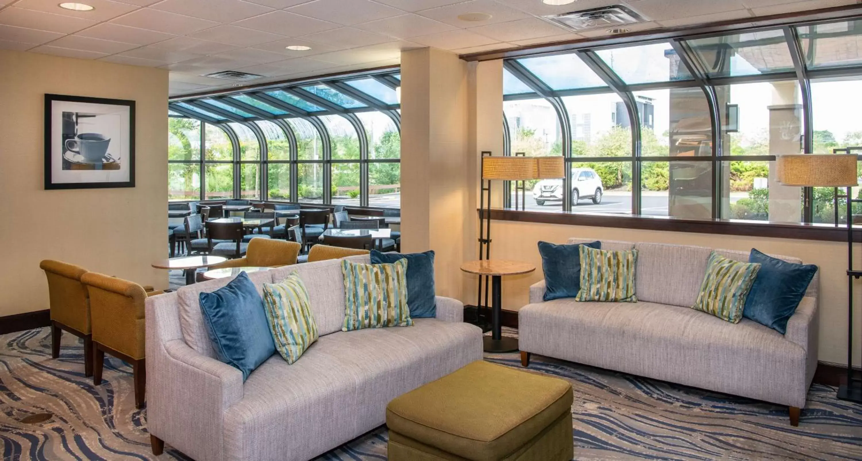 Lobby or reception in Hampton Inn Cleveland-Solon