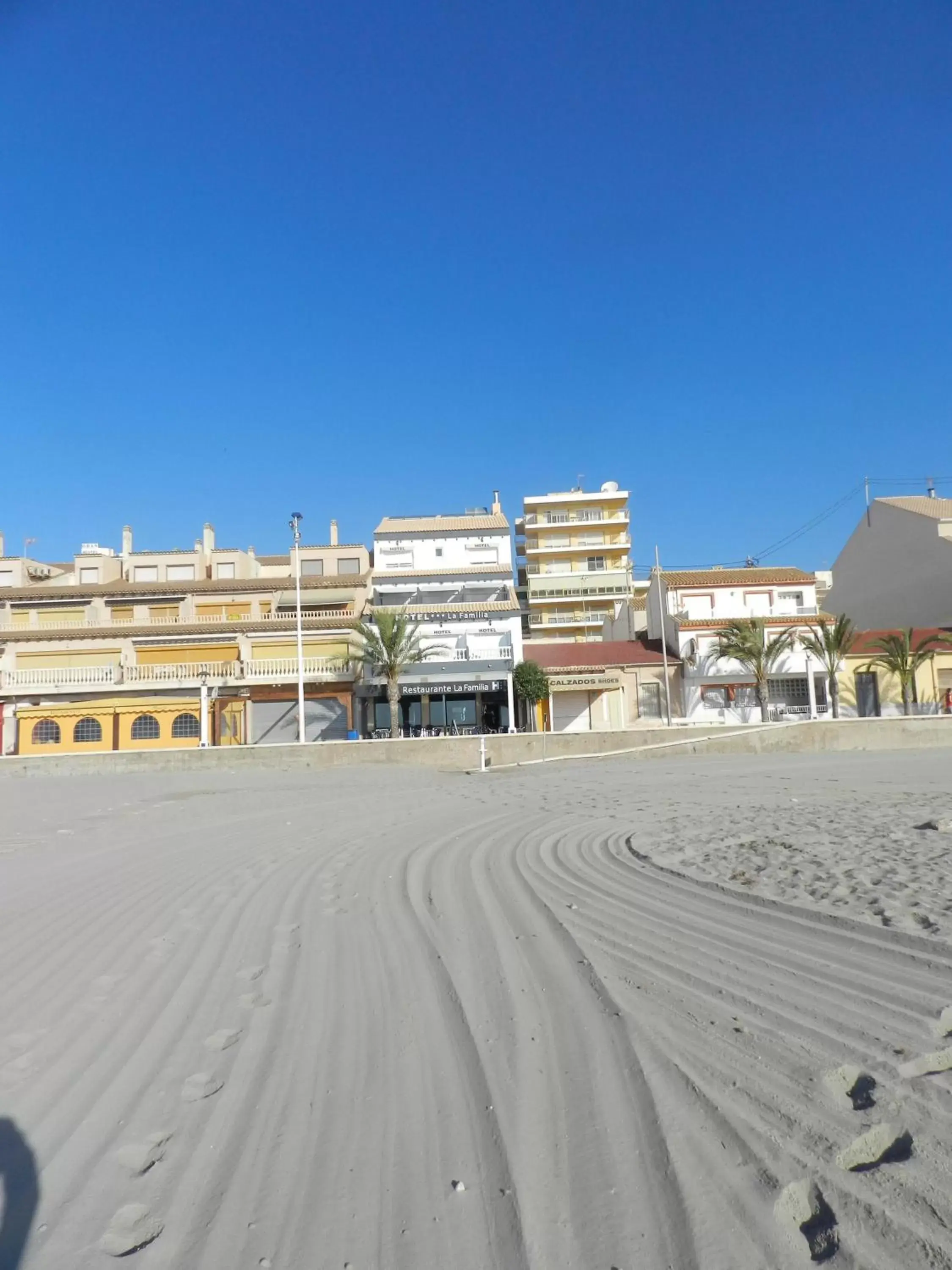 Beach, Property Building in Hotel La Familia