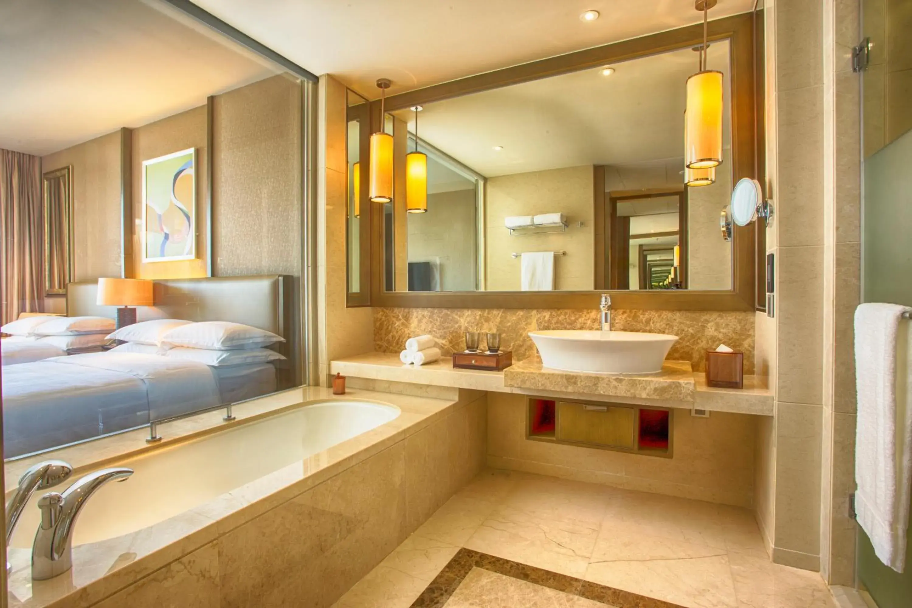 Bathroom in Sheraton Bailuhu Resort, Huizhou