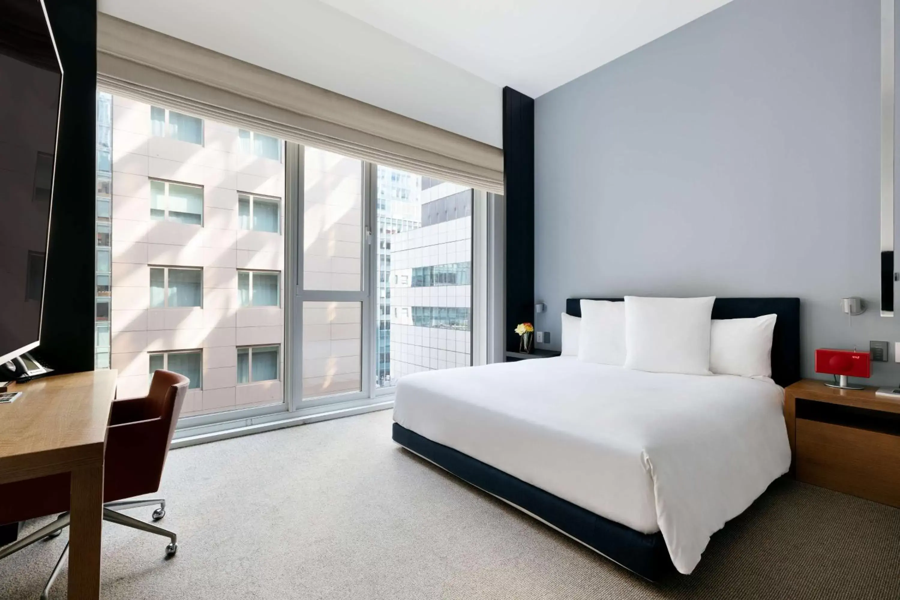 Bedroom, Bed in Andaz 5th Avenue-a concept by Hyatt