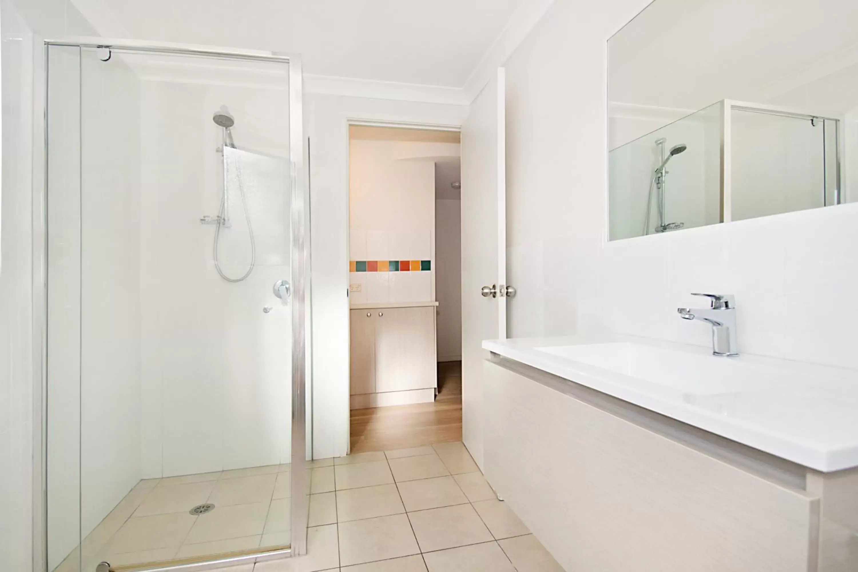 Shower, Bathroom in Gosamara Apartments