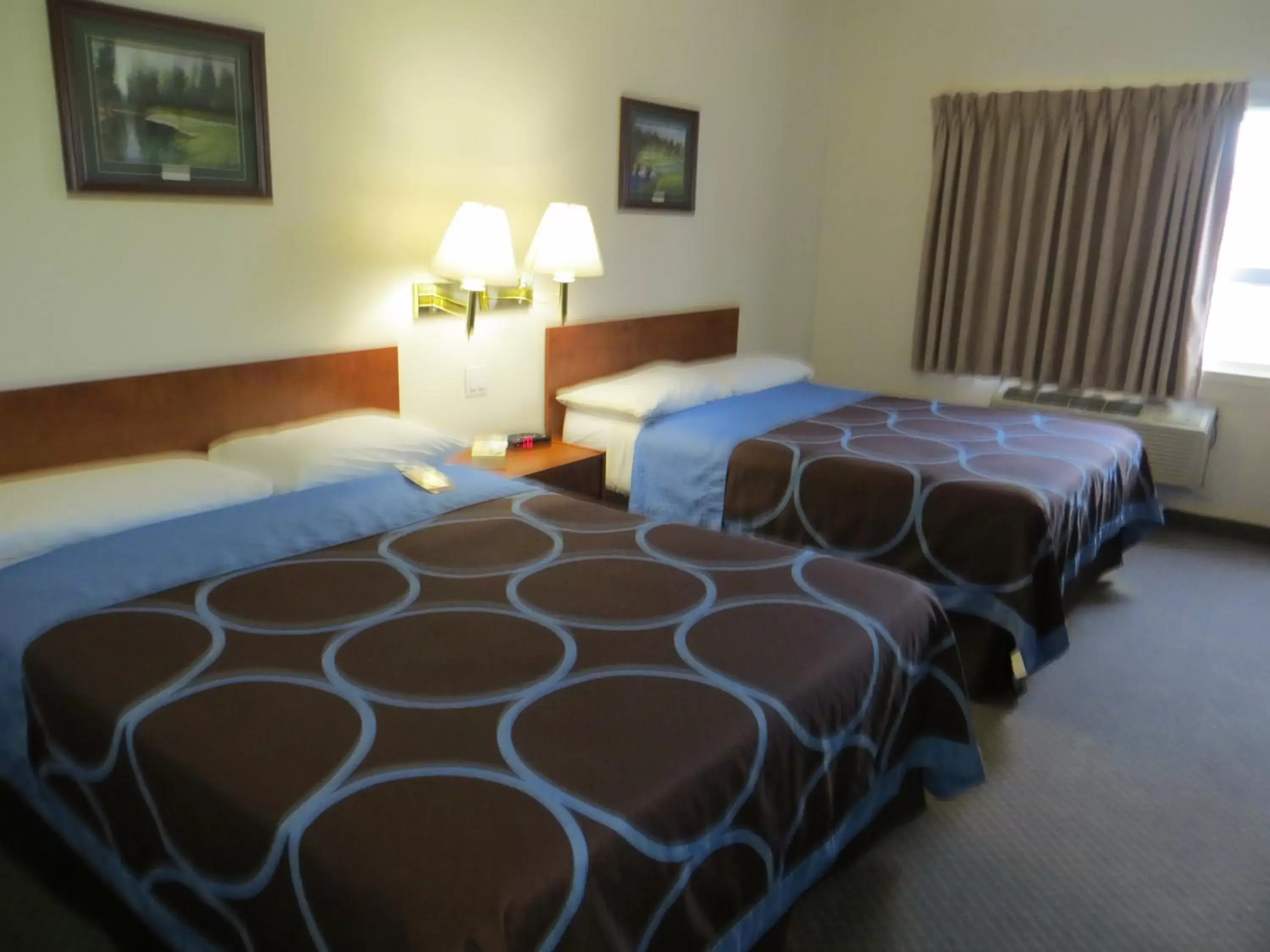 Bed in Super 8 by Wyndham Edmonton/West