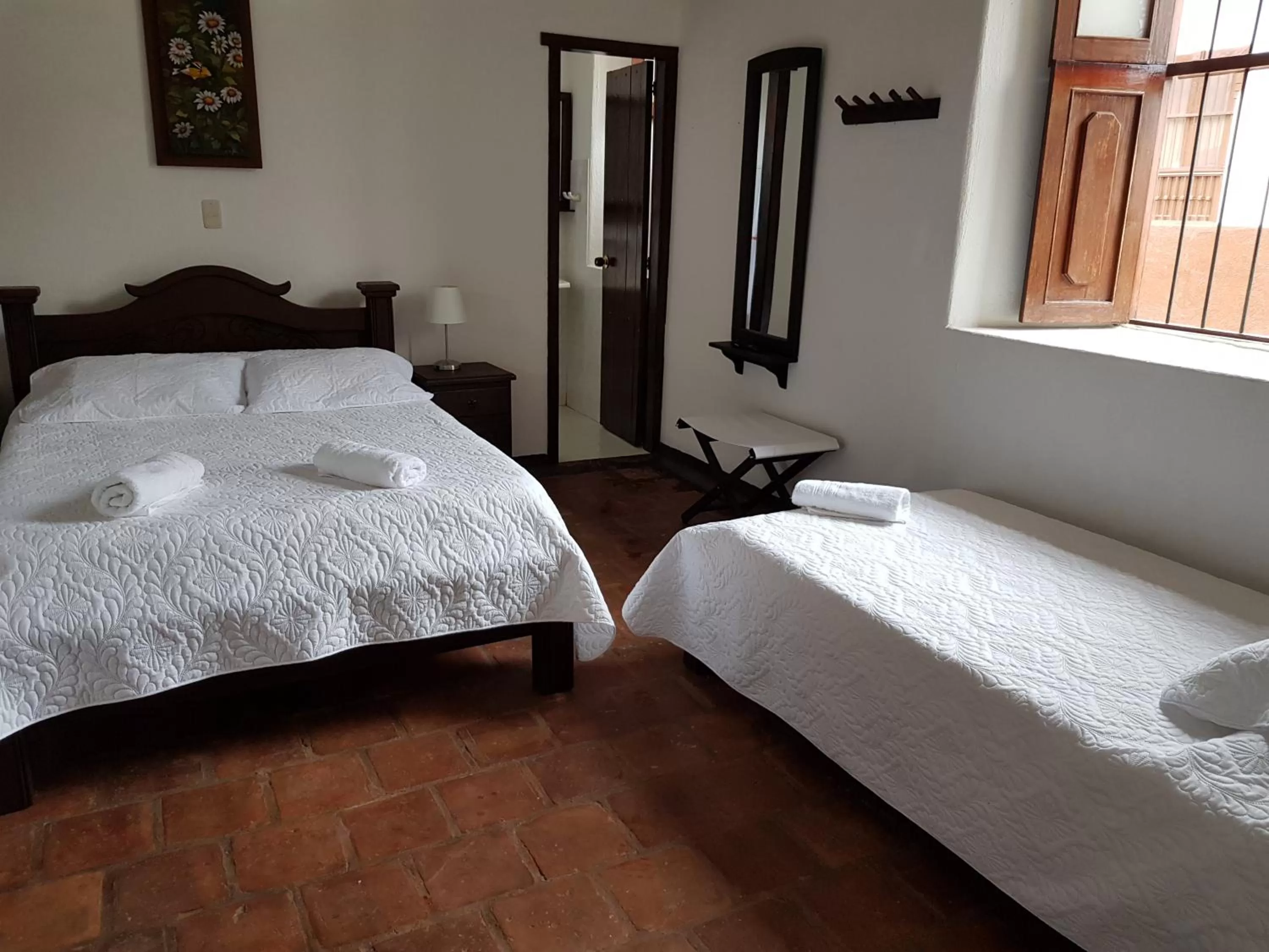 Bed in Hotel Casa Claustro De Zapatoca