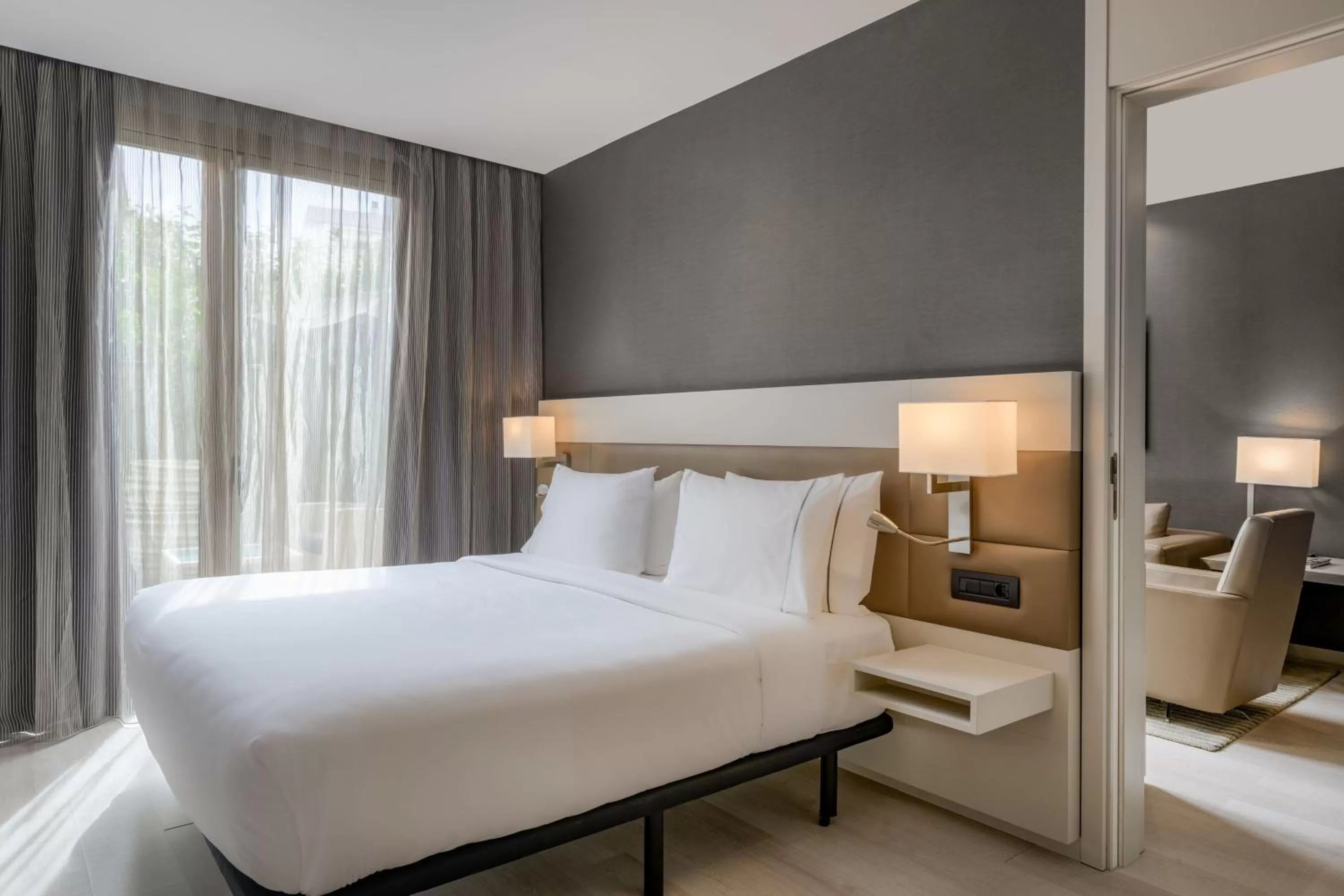 Bedroom, Bed in SH Colón Valencia