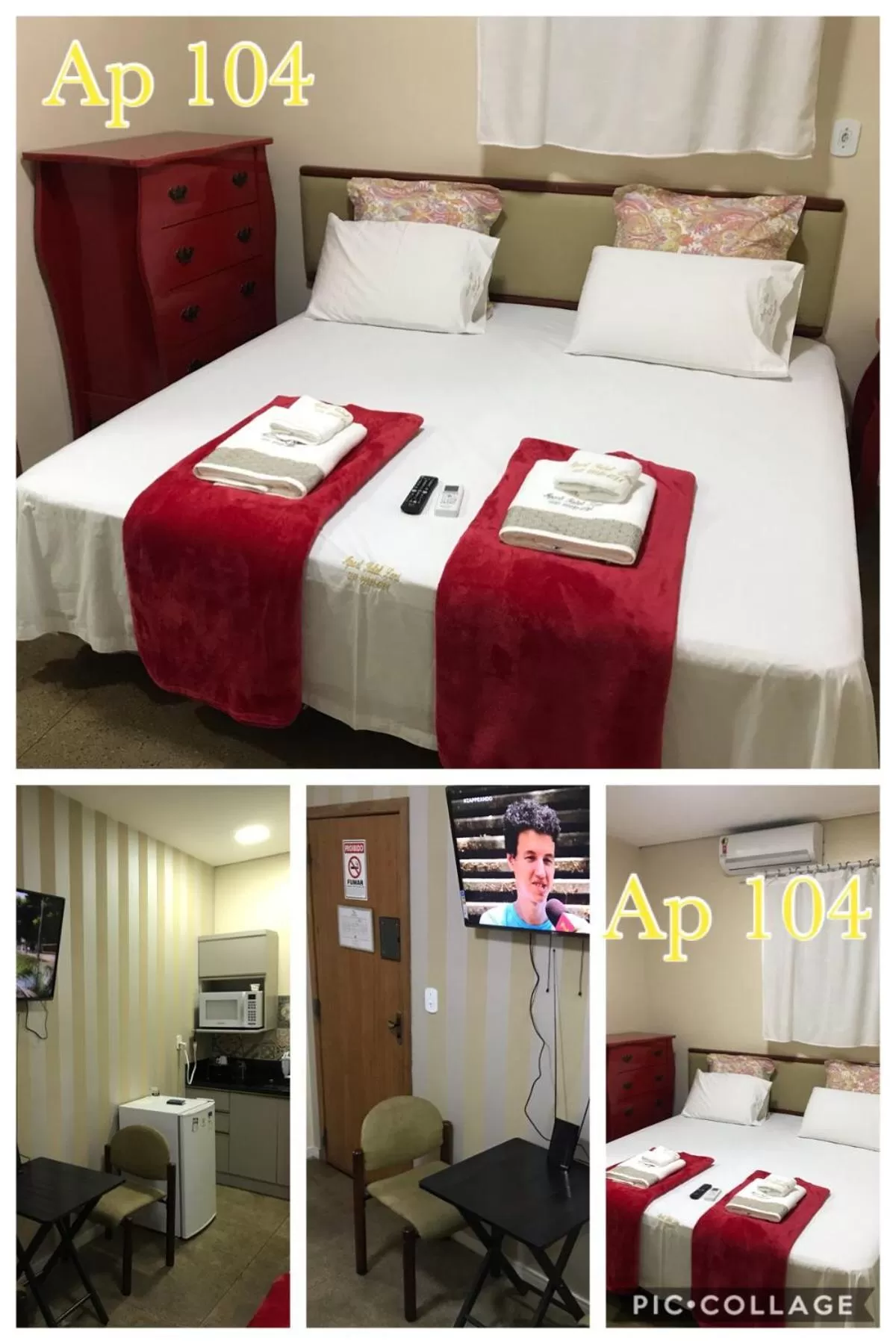 Bed in ZANI APART HOTEL 520i