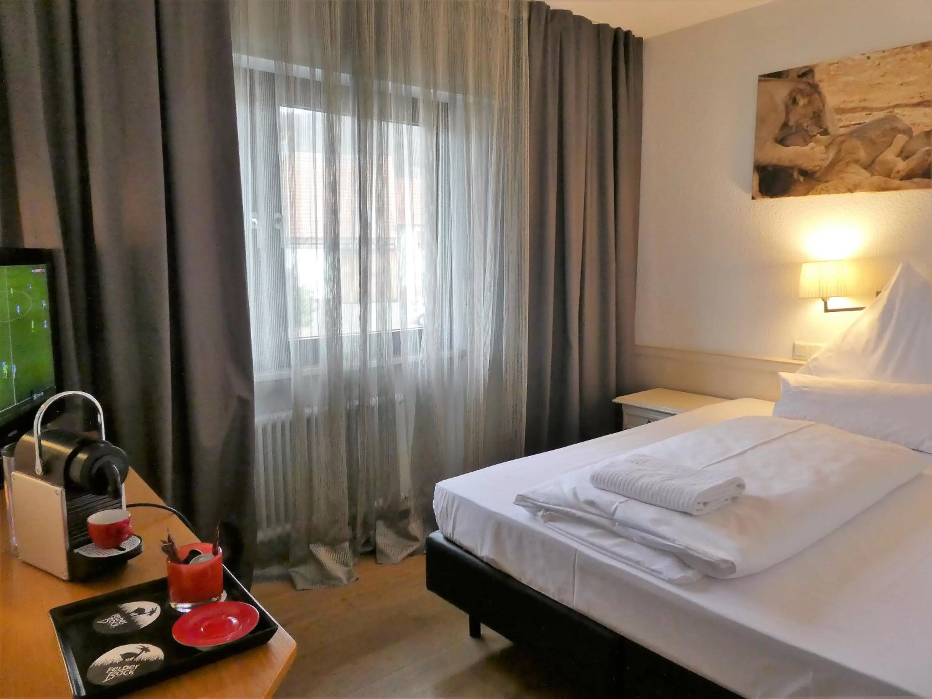 Photo of the whole room, Bed in Hotel Restaurant Felderbock