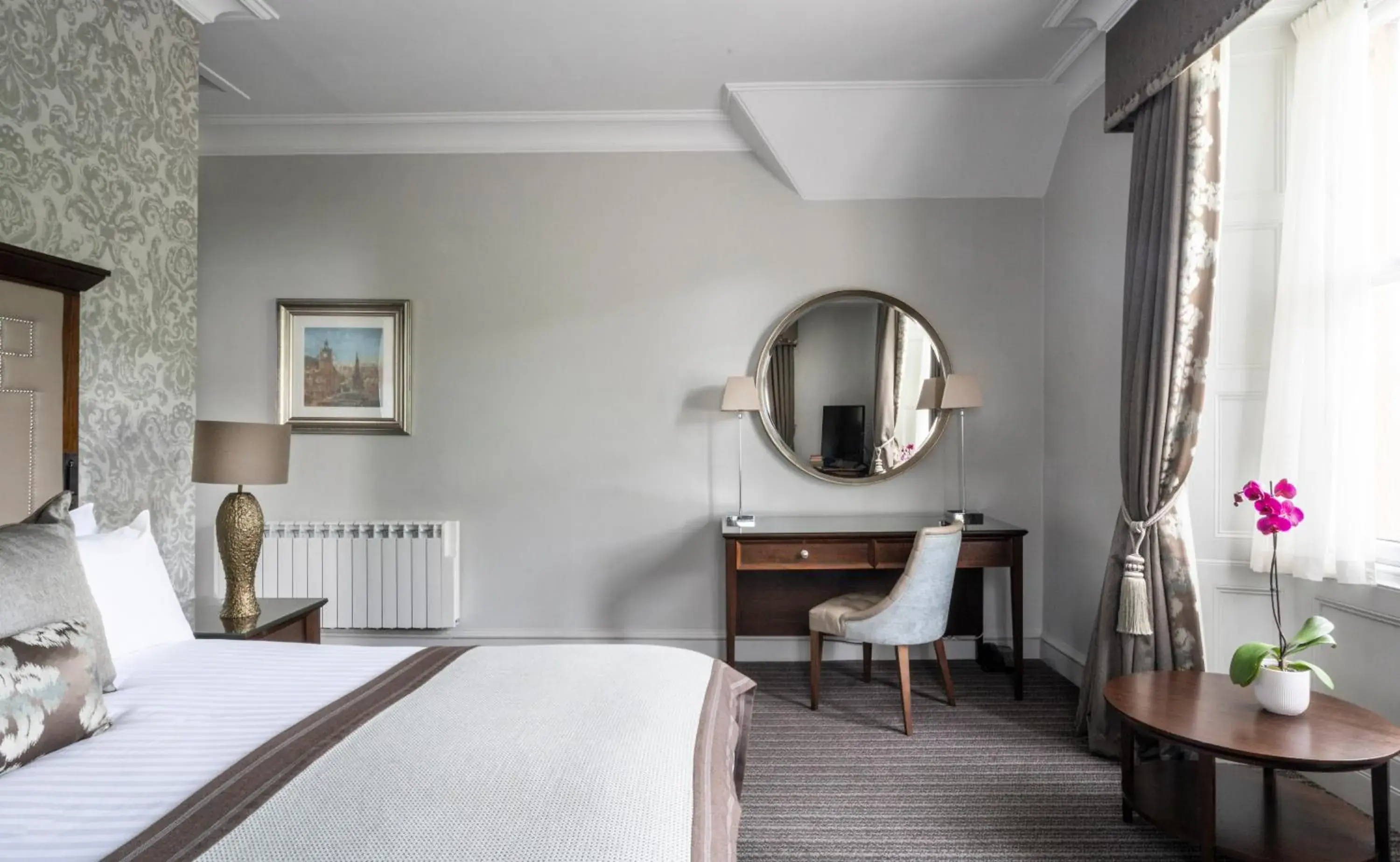 Bedroom, Bed in Norton House Hotel & Spa, Edinburgh