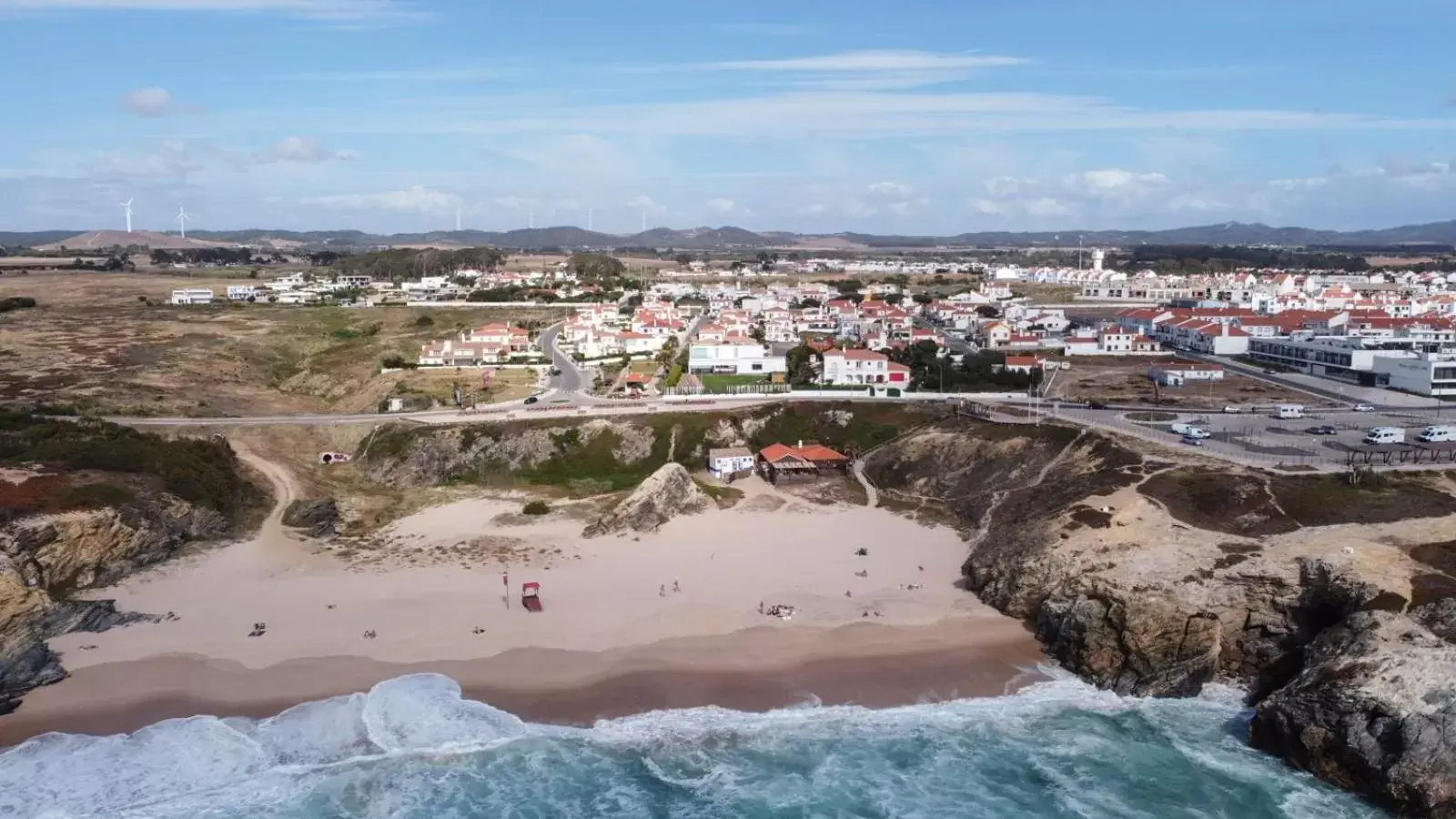 Beach, Bird's-eye View in Hotel Dom Vasco