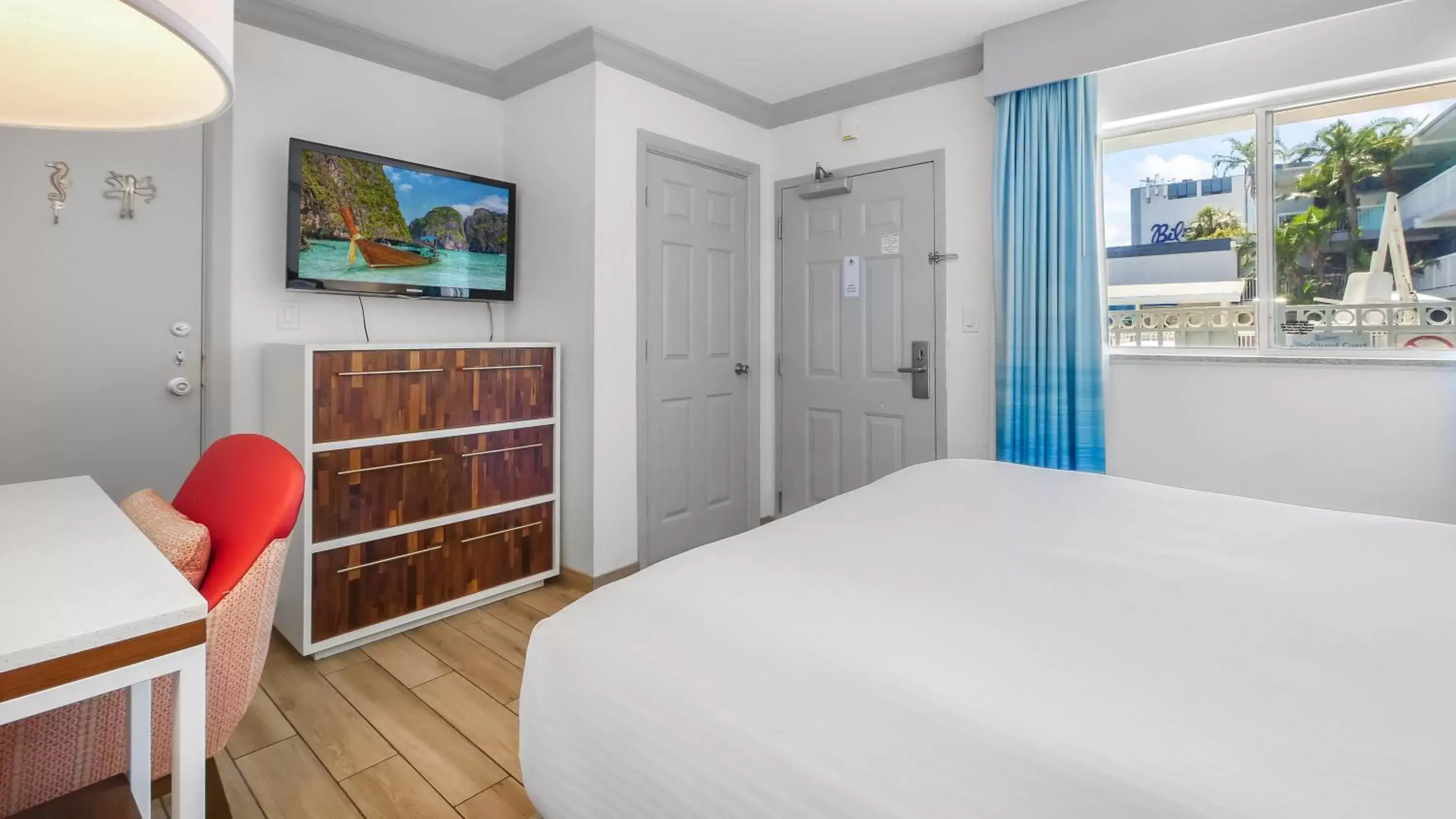 View (from property/room), Bed in Bilmar Beach Resort
