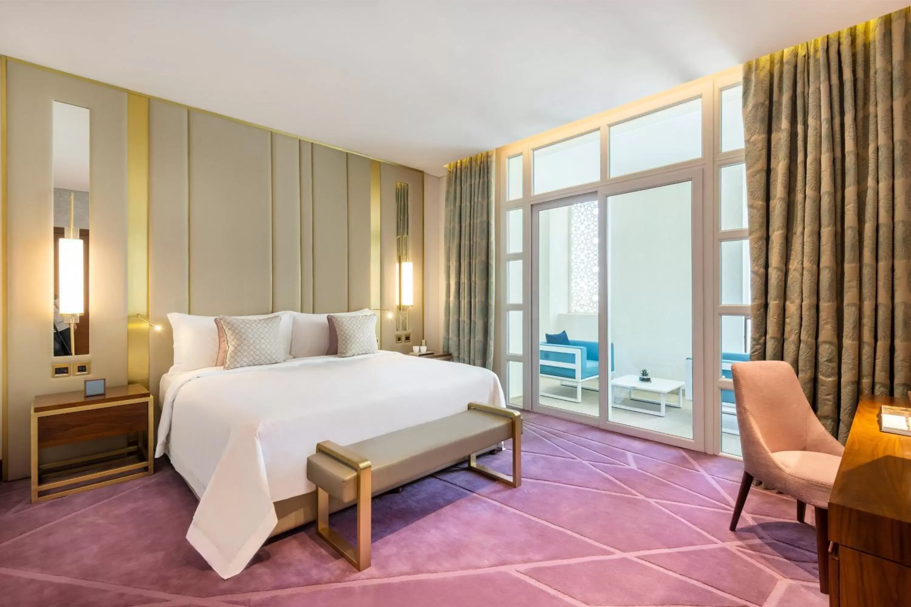 Bedroom, Bed in Al Messila, A Luxury Collection Resort & Spa, Doha