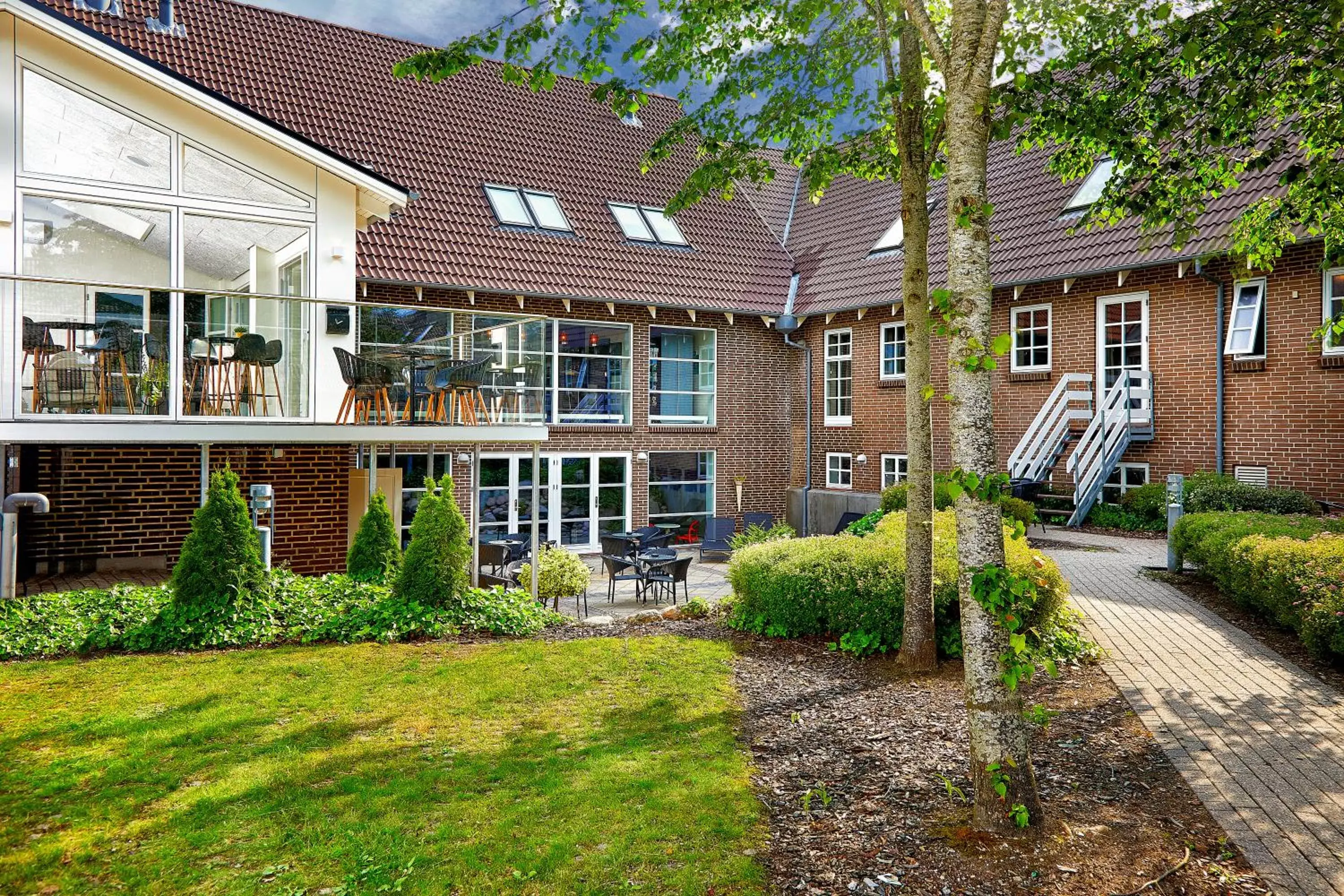 Patio, Property Building in The Lodge Billund