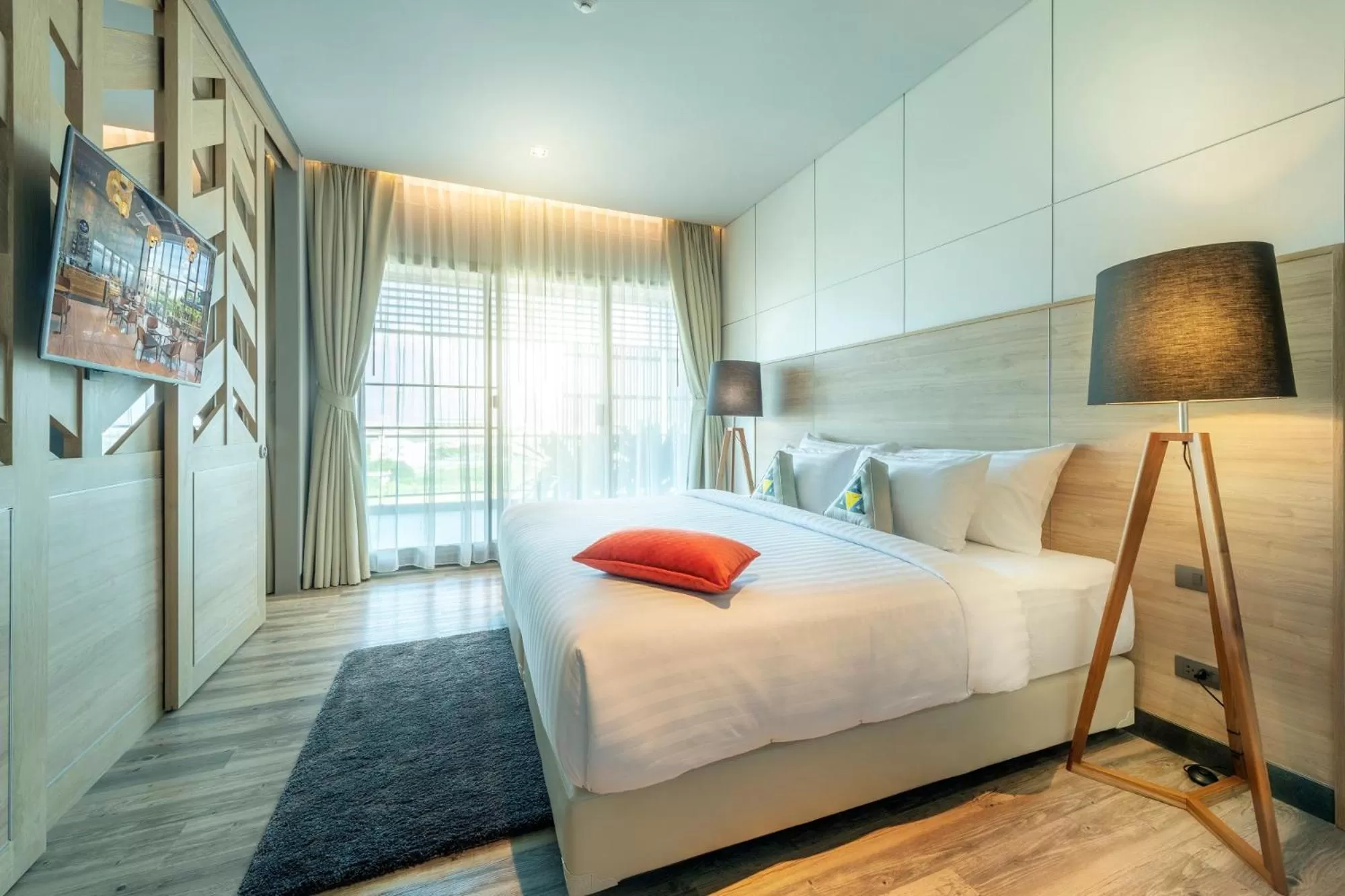 Bed in AisanA Hotel Korat