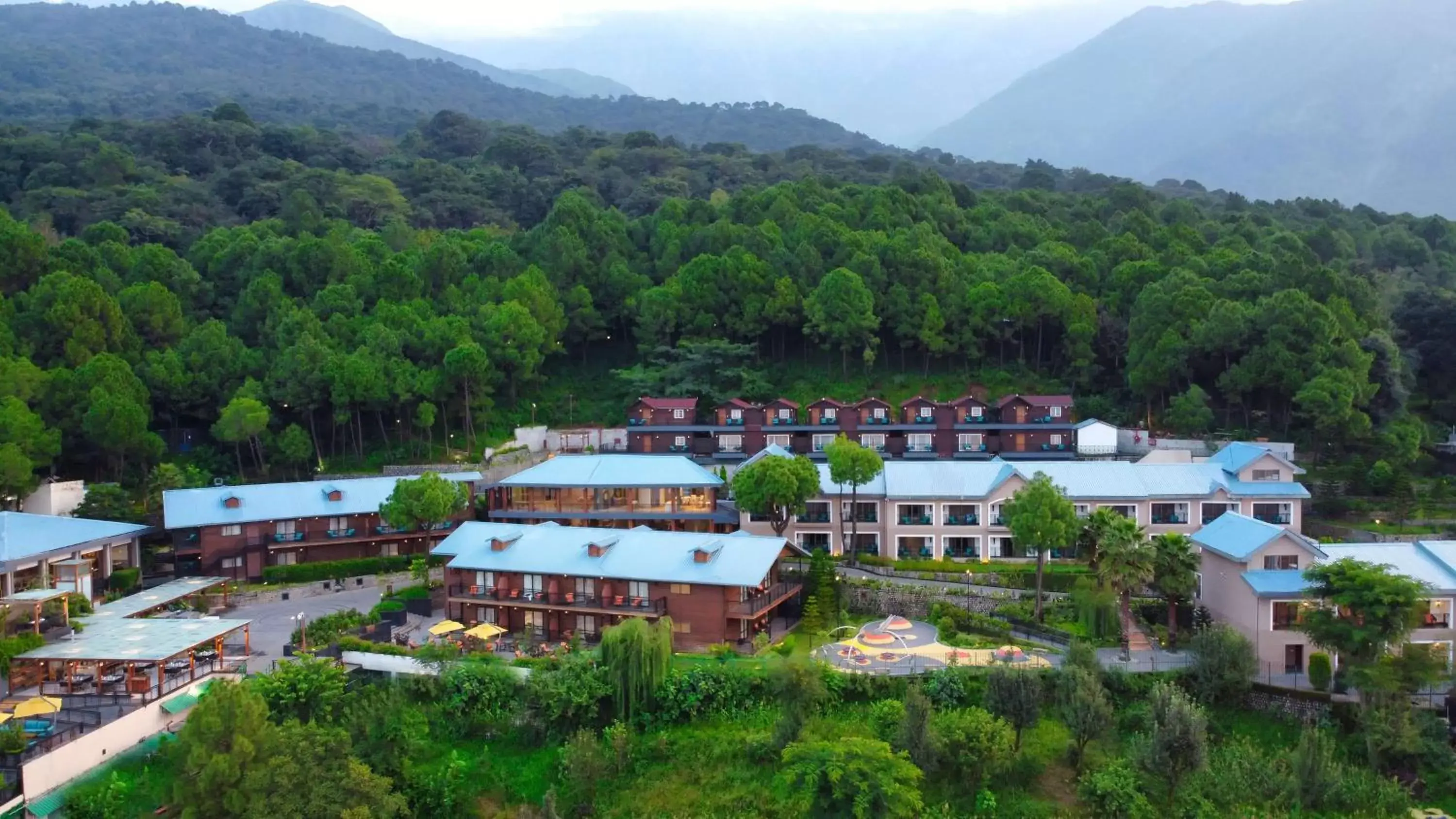 Property building, Bird's-eye View in Radisson Blu Resort Dharamshala Property building, Bird's-eye View in Radisson Blu Resort Dharamshala