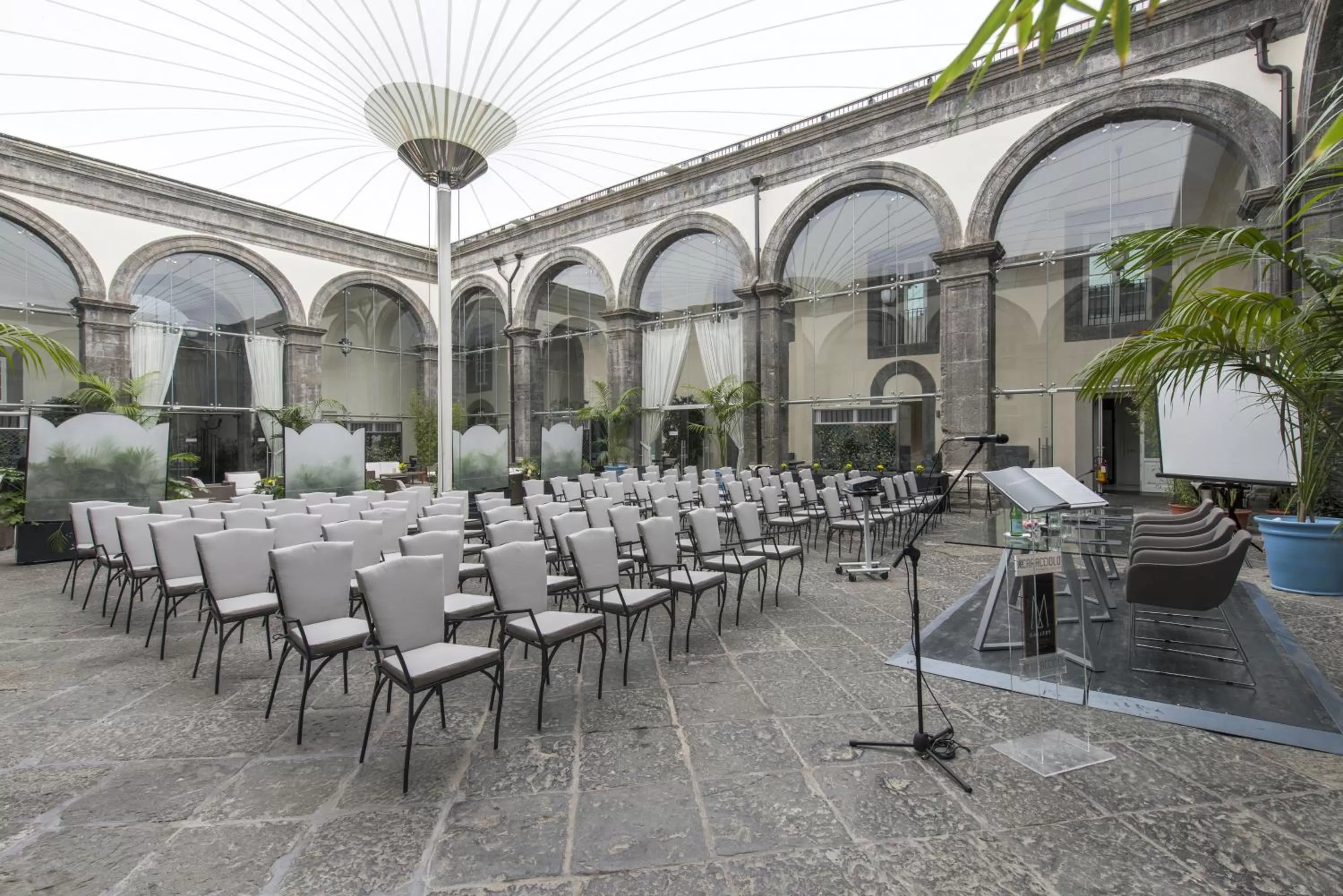 Meeting/conference room in Palazzo Caracciolo Naples